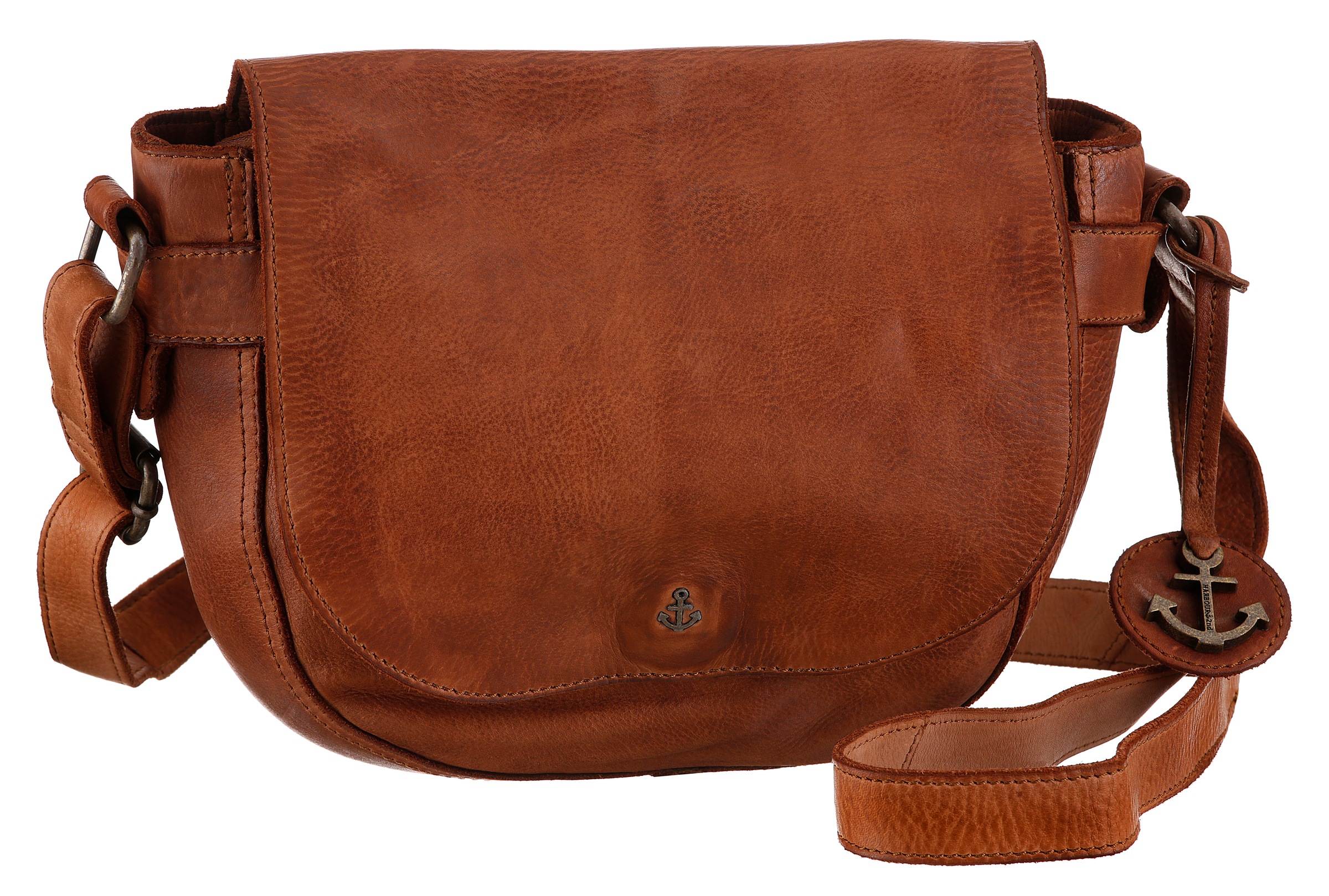 Image of HARBOUR 2nd Umhängetasche »Theresa«, aus Leder typischen Marken-Anker-Label und Schmuckanhänger bei Ackermann Versand Schweiz