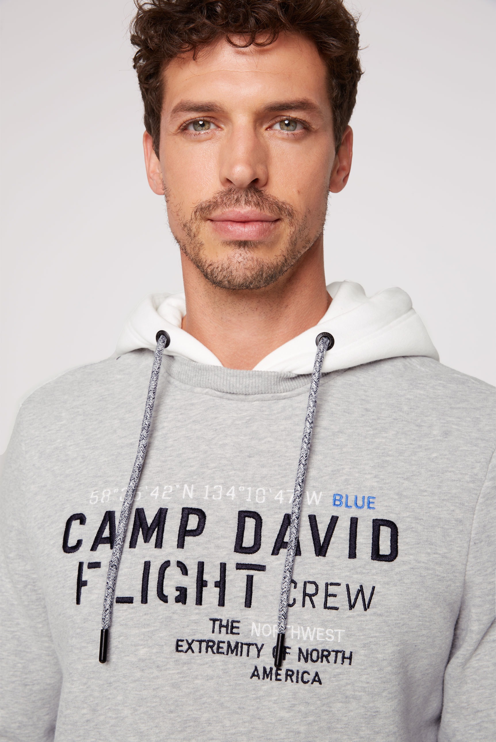 CAMP DAVID Kapuzensweatshirt, mit Frontprint
