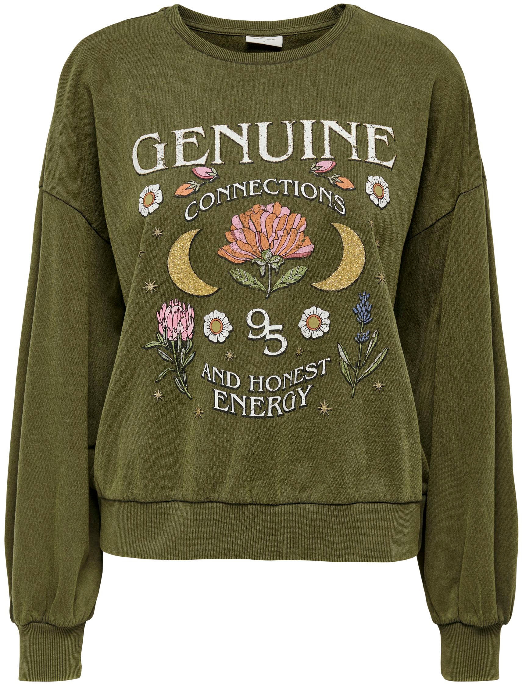 Image of Only Sweatshirt »ONLLUCINDA REG L/S FLOWER BOX SWT« bei Ackermann Versand Schweiz