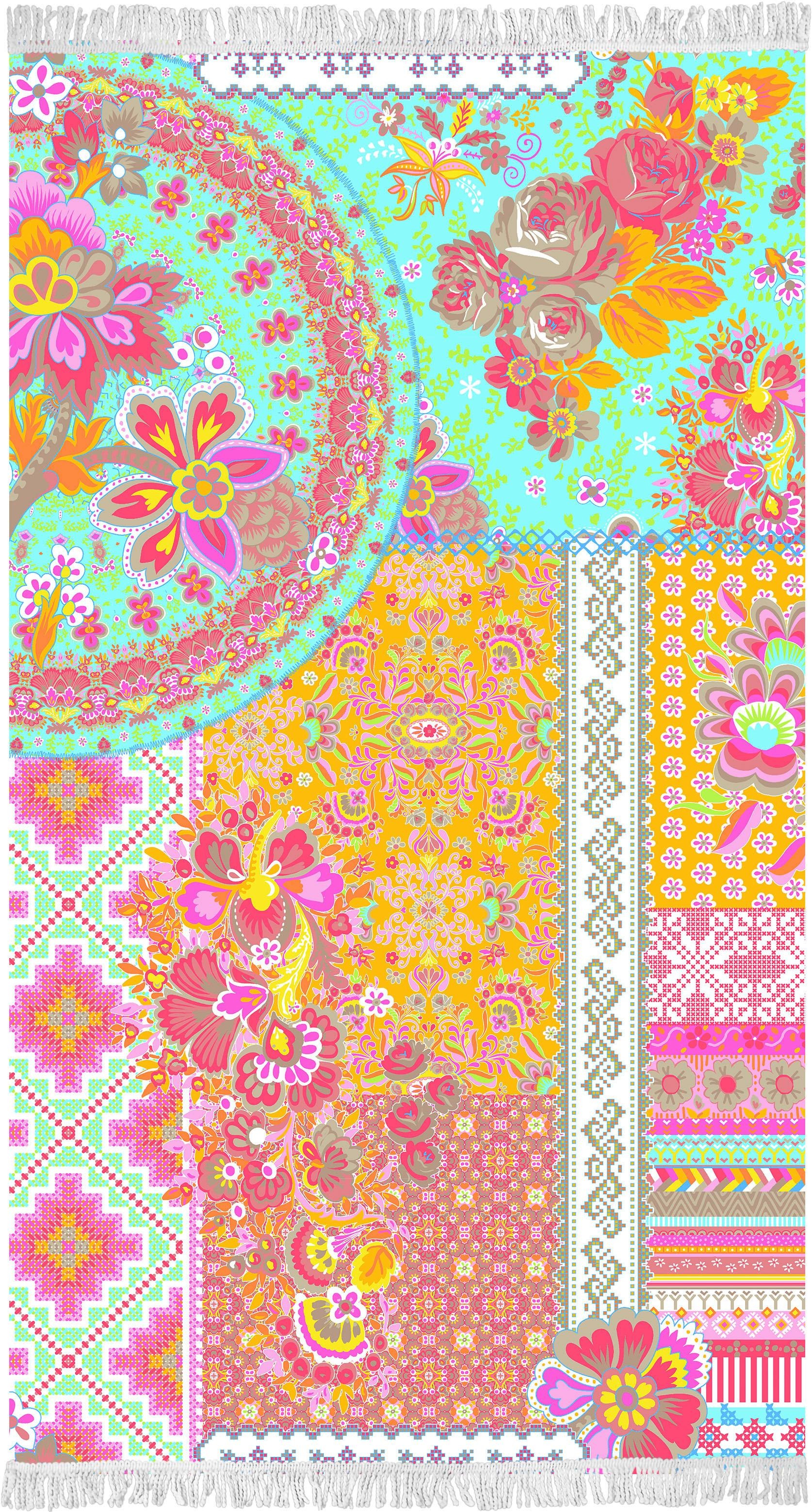 Image of Happiness Strandtuch »Zalipie«, (1 St.), mit Strickdruck bei Ackermann Versand Schweiz