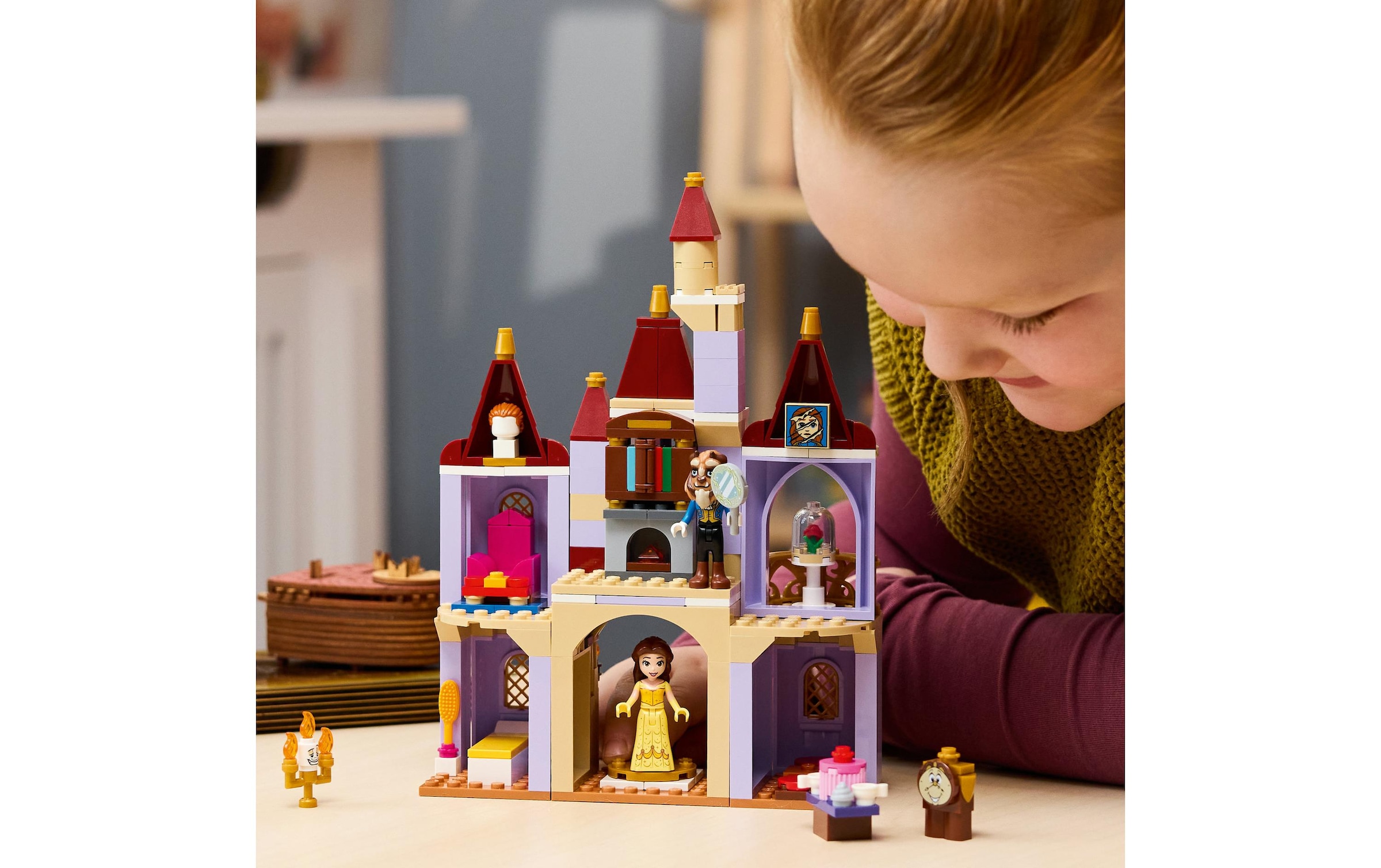 LEGO® Konstruktionsspielsteine »Das verzauberte Schloss von Belle und dem Biest (43289)« LEGO Disney Princess; Made in Europe