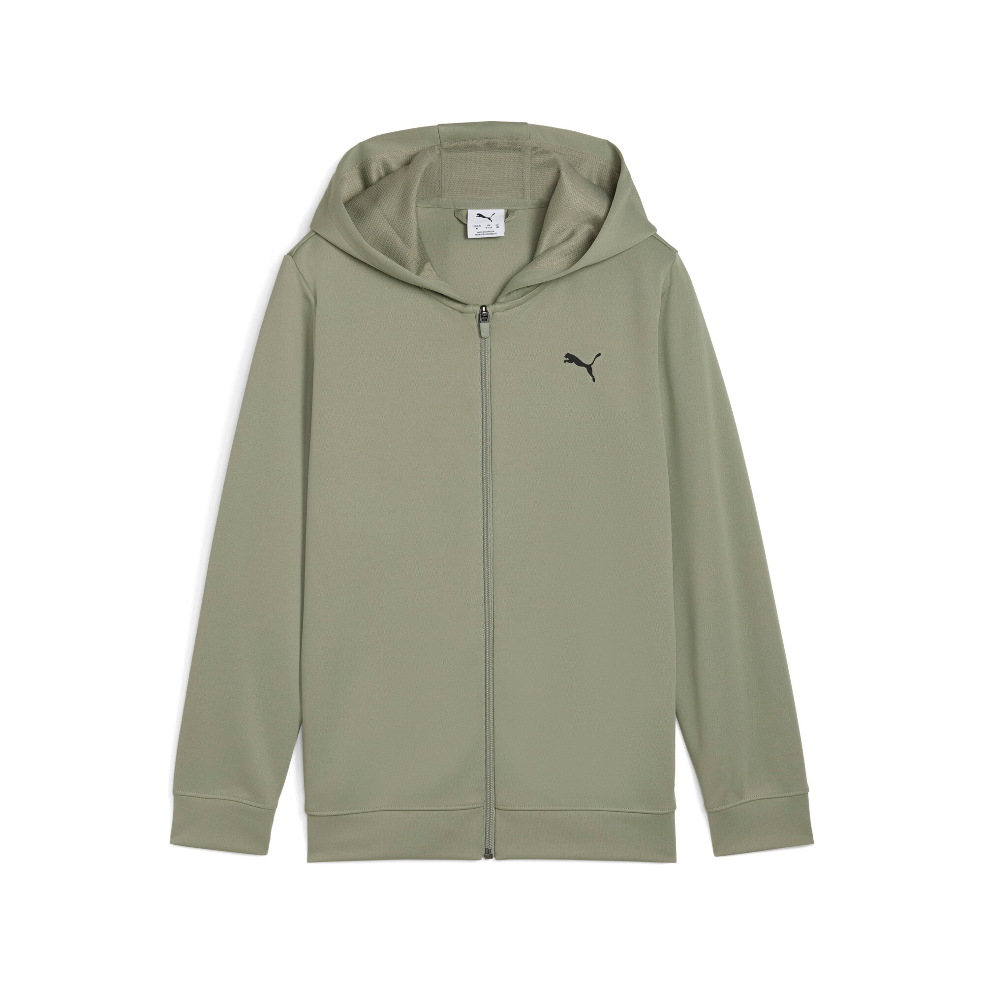 Image of PUMA Kapuzensweatjacke "TAD ESS FULL ZIP JACKET B" mit Kapuze, für Jugendliche, für sportliche Aktivitäten und Alltag