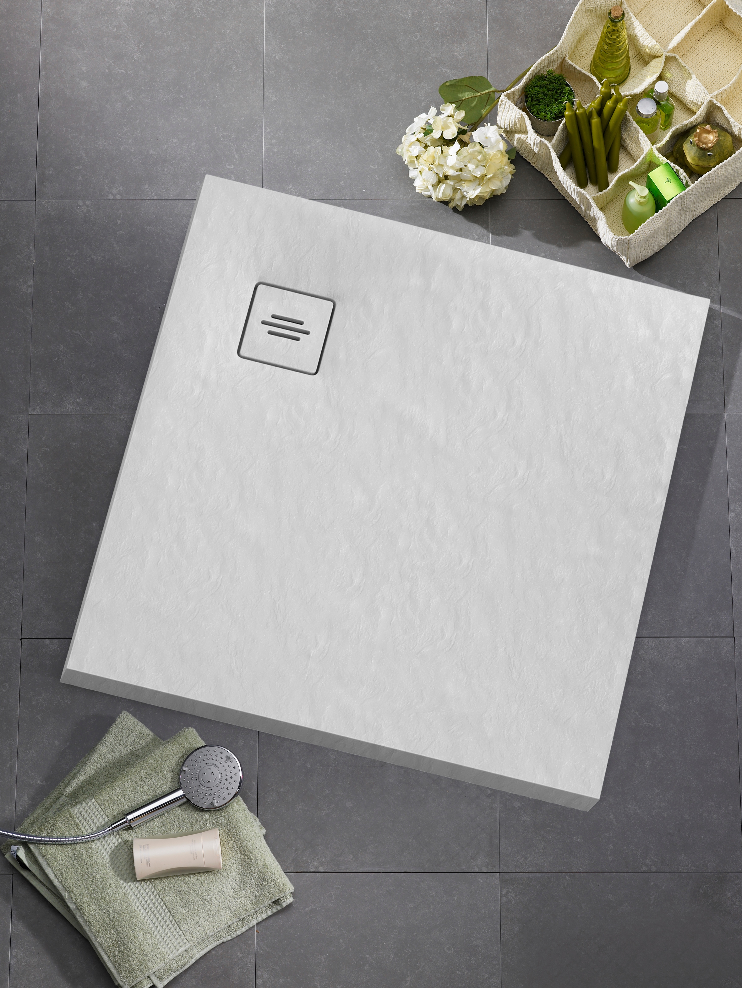 OTTOFOND Receveur de douche »Nevis« 100x100 cm, mat avec structure