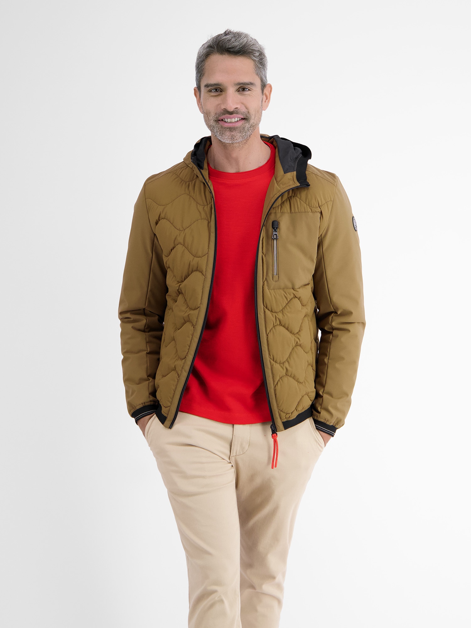 LERROS Outdoorjacke »Softshell-Hybrid Blouson« mit Kapuze