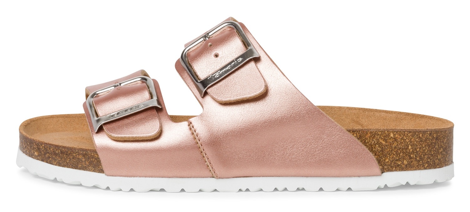 Tamaris Pantolette, Sommerschuh, Schlappen mit gepolstertem Fussbett