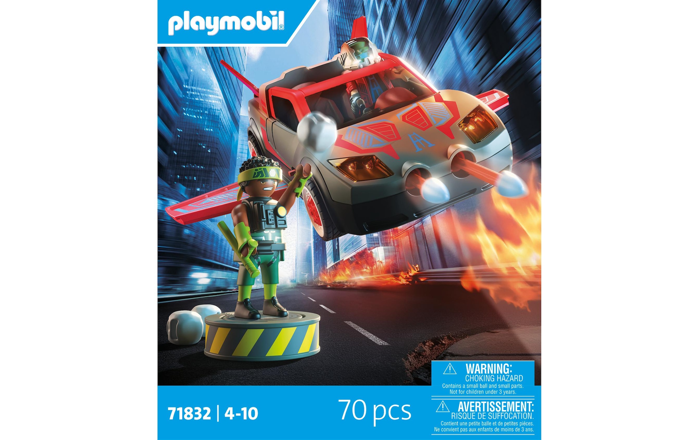 Playmobil® Konstruktions-Spielset »Helden-Multifunktionsfahrzeug (71832), Heroes« Made in Europe