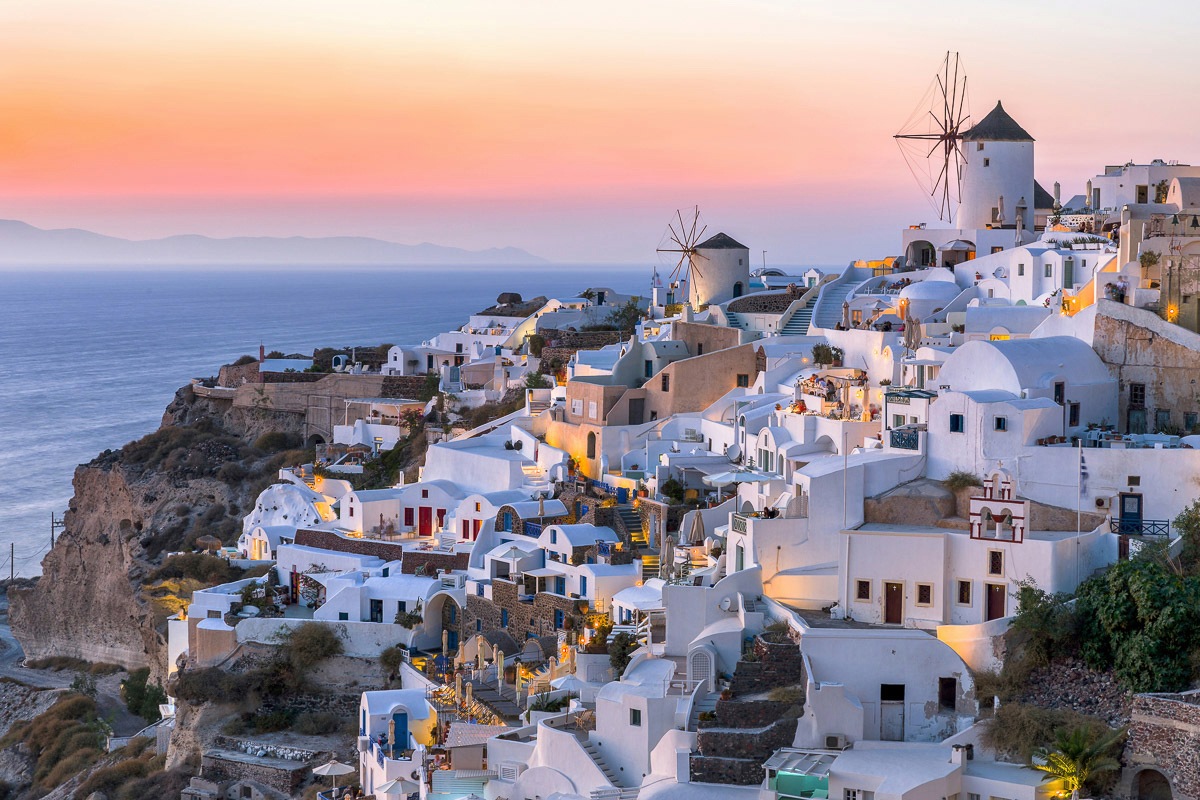 Image of Papermoon Fototapete »Griechenland«, Vliestapete, hochwertiger Digitaldruck, inklusive Kleister bei Ackermann Versand Schweiz