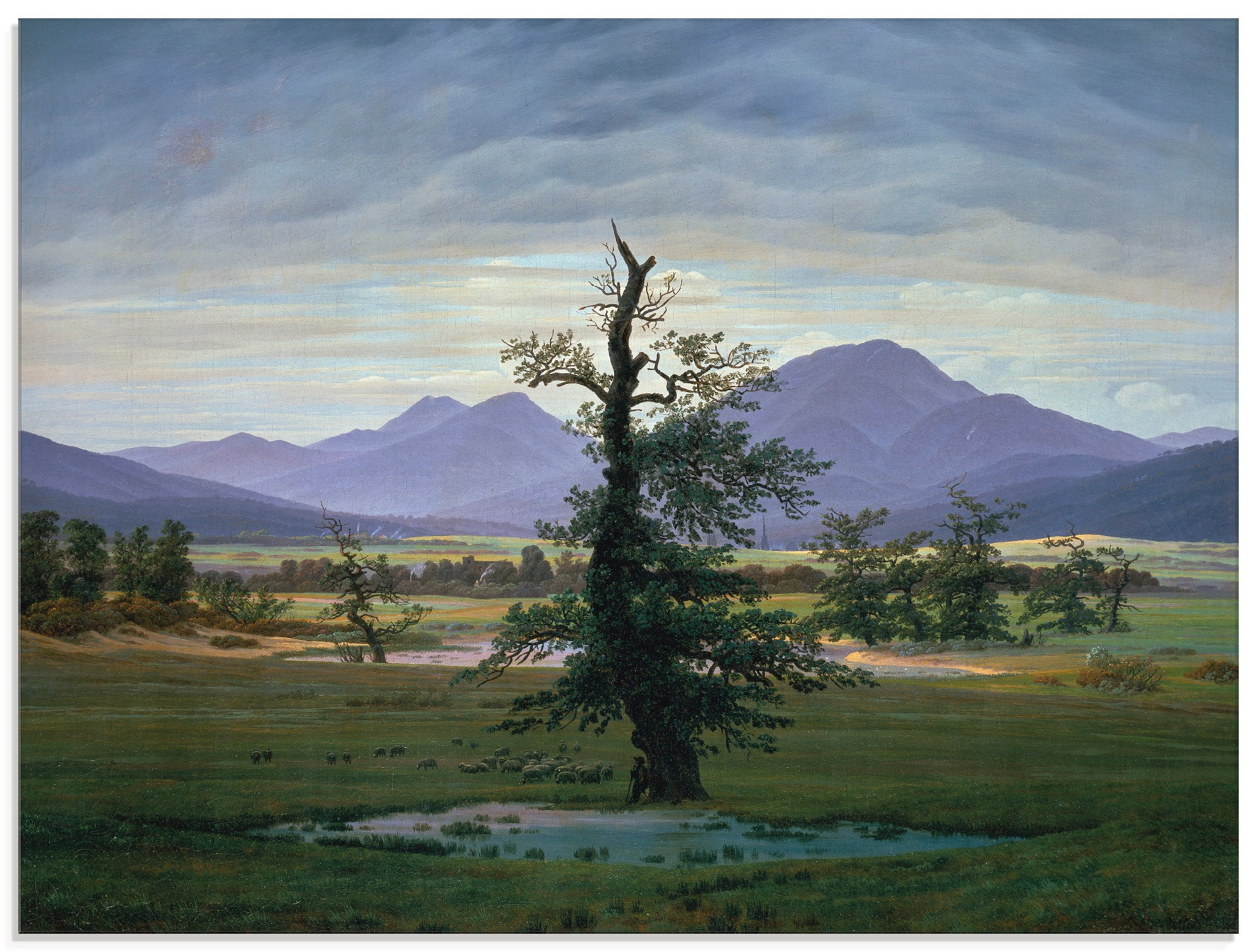 Image of Artland Glasbild »Der einsame Baum«, Wiesen & Bäume, (1 St.) bei Ackermann Versand Schweiz