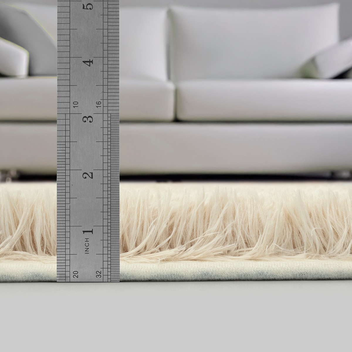 the carpet Teppich »Soft Shaggy« rechteckig 35 mm Höhe Flauschiger Hochflor Teppich, Wohnzimmer, Anti-Rutsch Unterseite