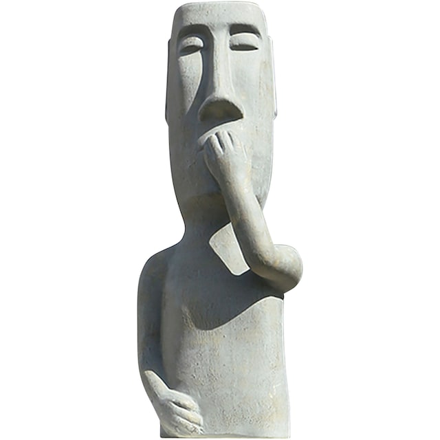 GILDE Dekofigur »Skulptur Nichts sagen«, Dekoobjekt, Höhe 65 cm, aus  Keramik, Wohnzimmer bequem kaufen