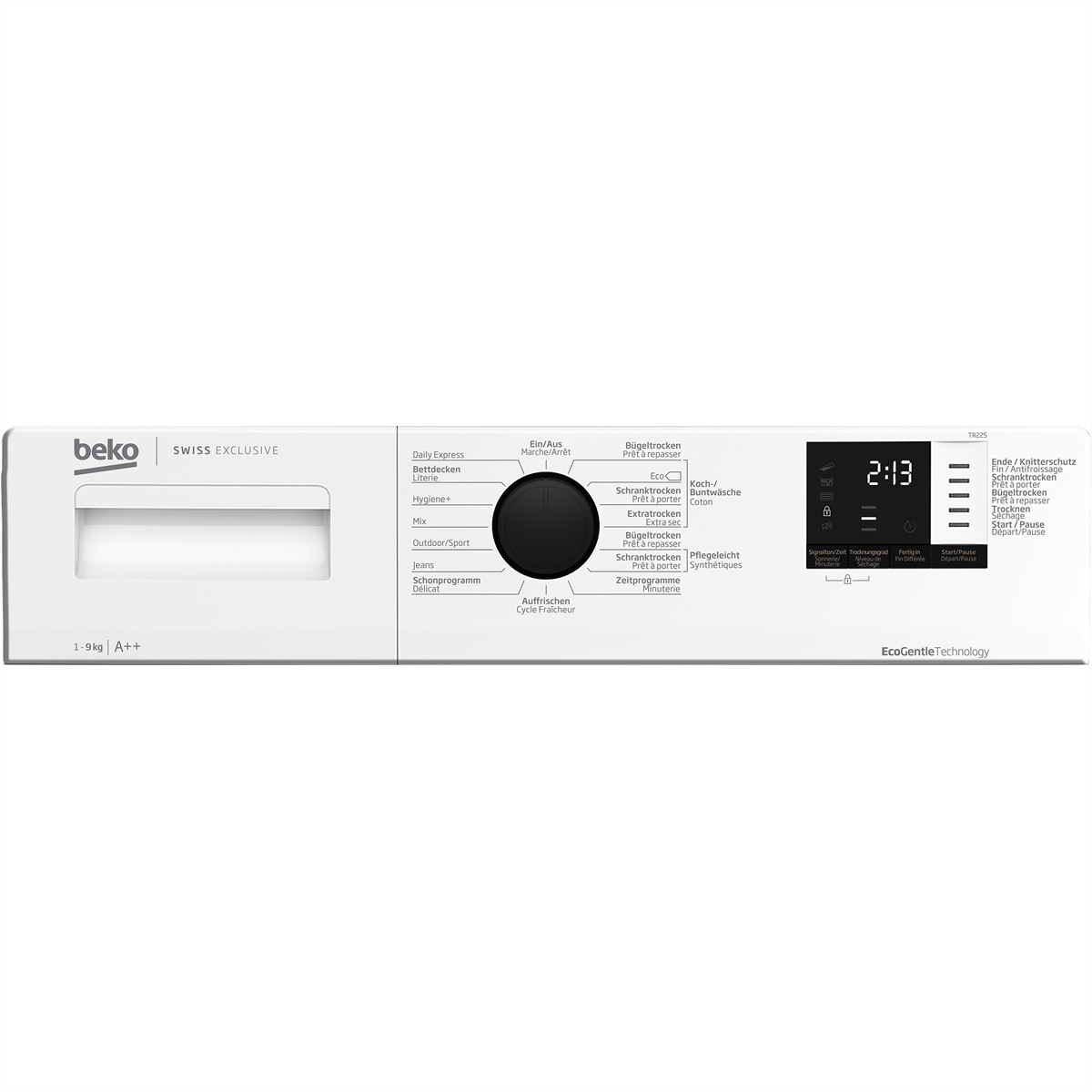 BEKO Wärmepumpentrockner »Beko Wäschetrockner TR225, 9kg, A++«, 9 kg