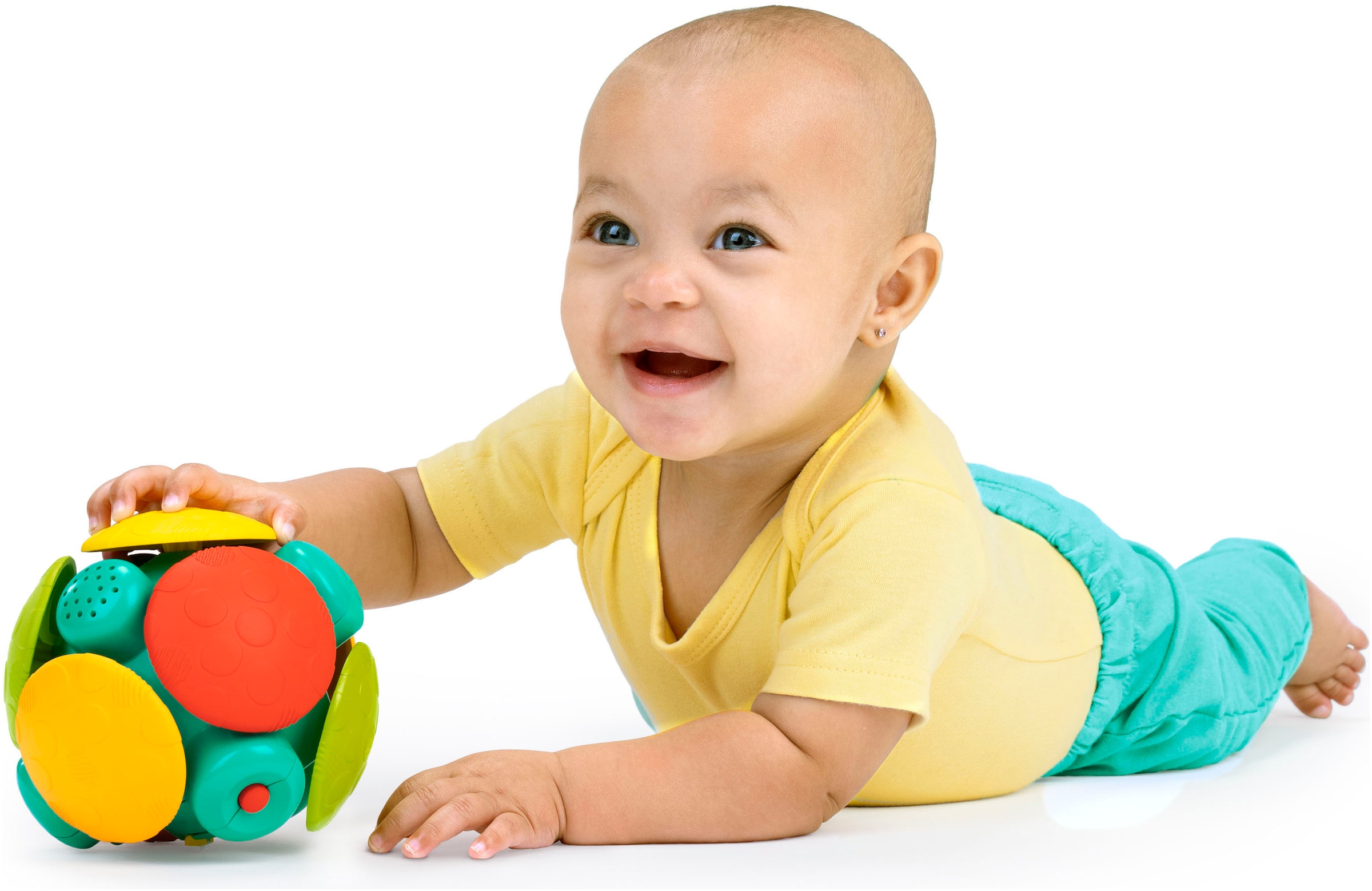 Bright Starts Jouet de préhension »Wobble Bobble™ Crawl & Chase Ball«