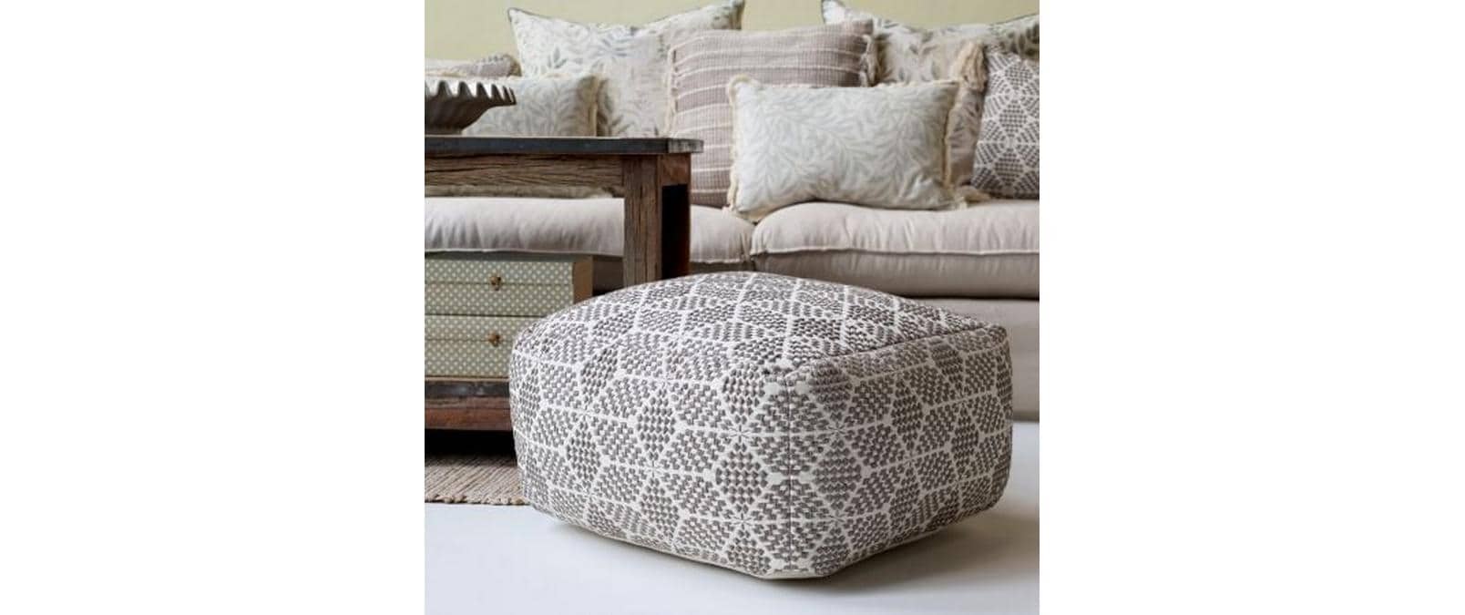   Pouf »Chic Antique Pouf gemustert 50 cm«