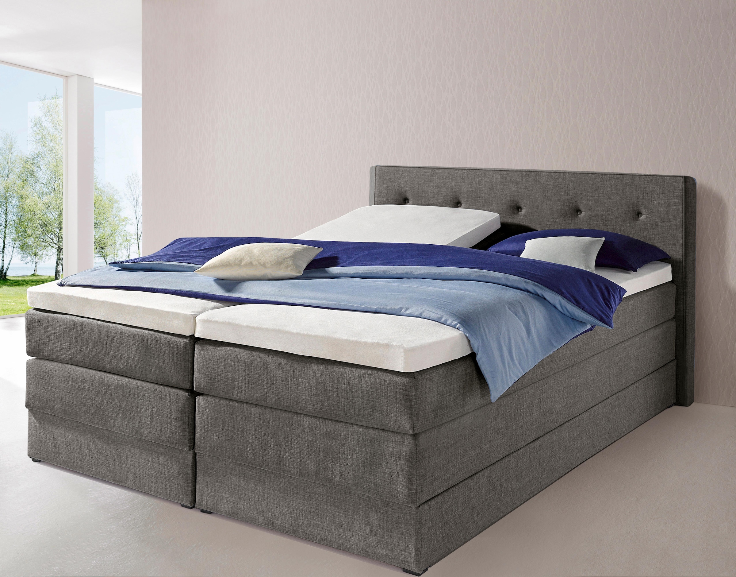 Image of hapo Boxspringbett mit Bettkasten