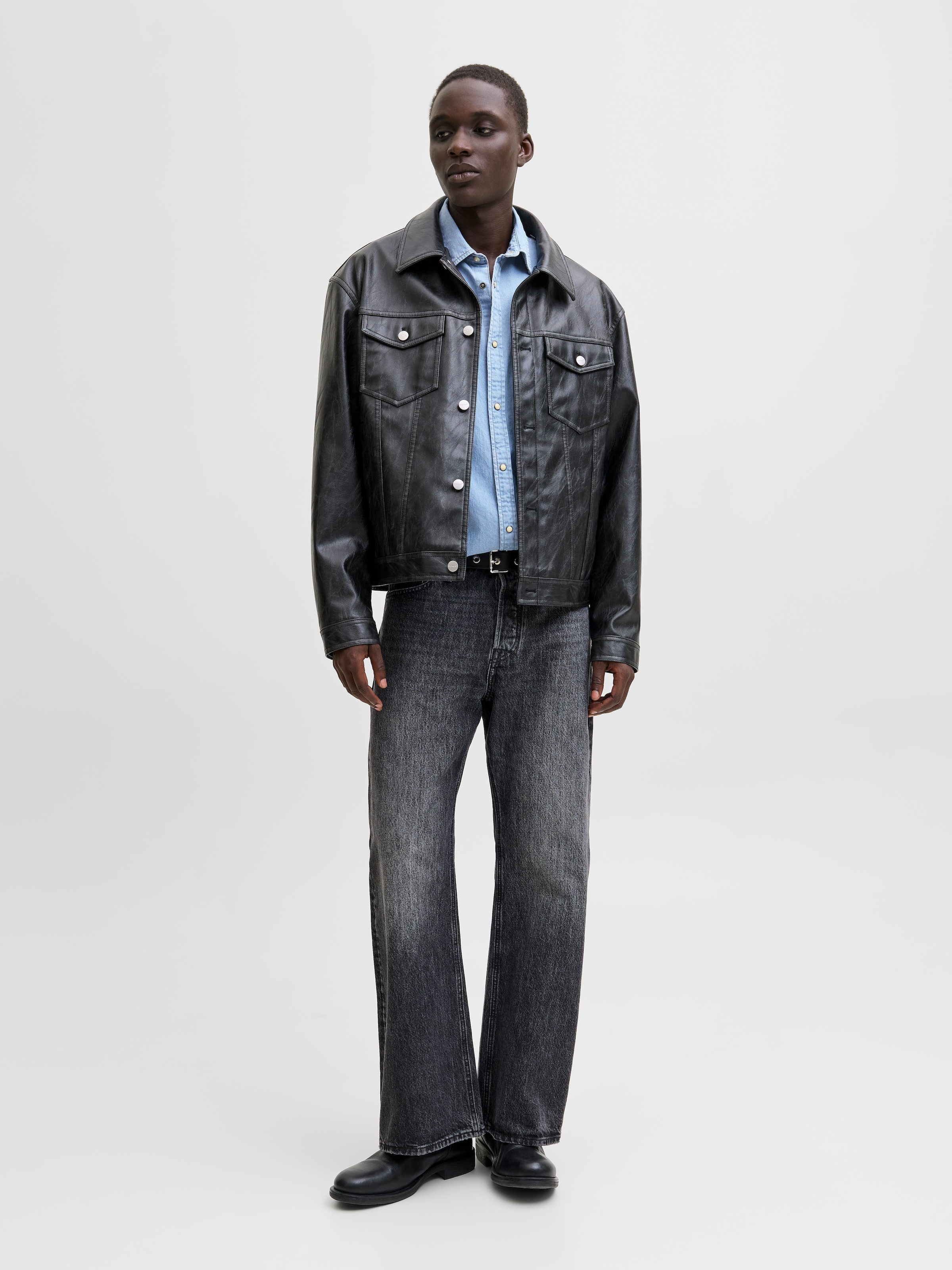 Jack & Jones Chemise à manches longues »JJESHERIDAN SHIRT L/S NOOS« mit angesetzter Brusttasche