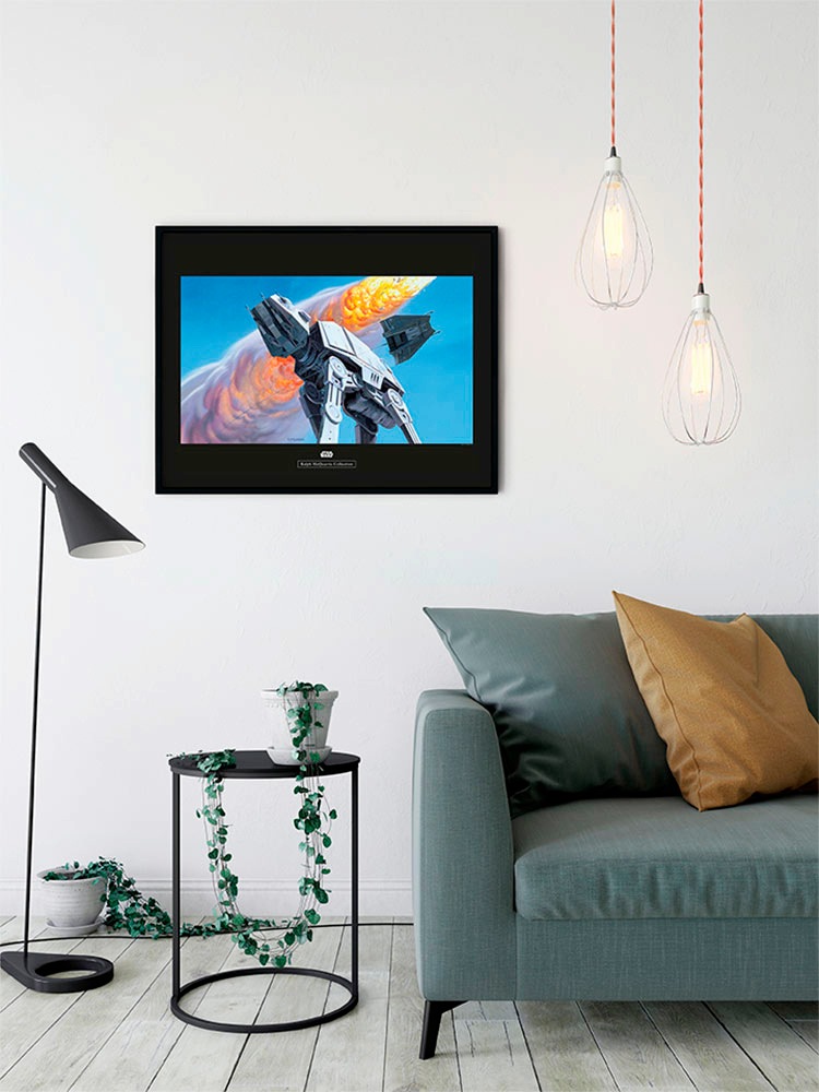 Komar Bild »Star Wars Classic RMQ Hoth Battle AT-AT«, Star Wars, (1 St.), Wandbild zur Dekoration im Kinderzimmer - ohne Rahmen