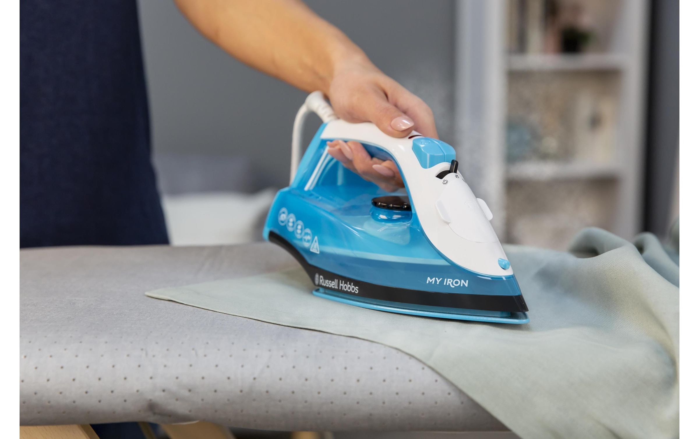 RUSSELL HOBBS Dampfbügeleisen »My Iron 25580-56 Blau/Weiss«, 1800 W