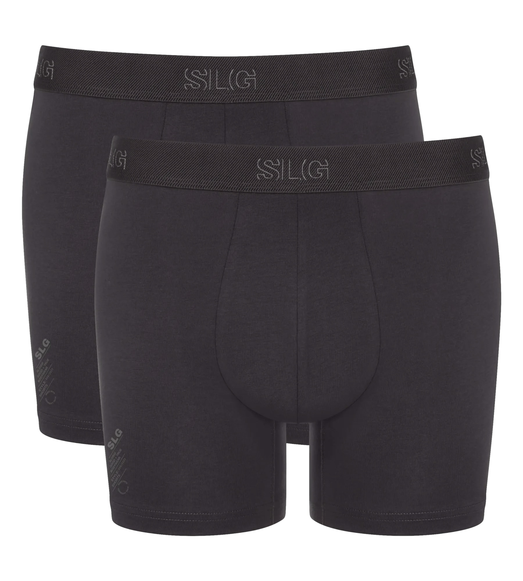 Image of sloggi Boxershorts "SLG Base" 2er Pack, weicher Elastikbund mit diskretem Logo, ohne Eingriff