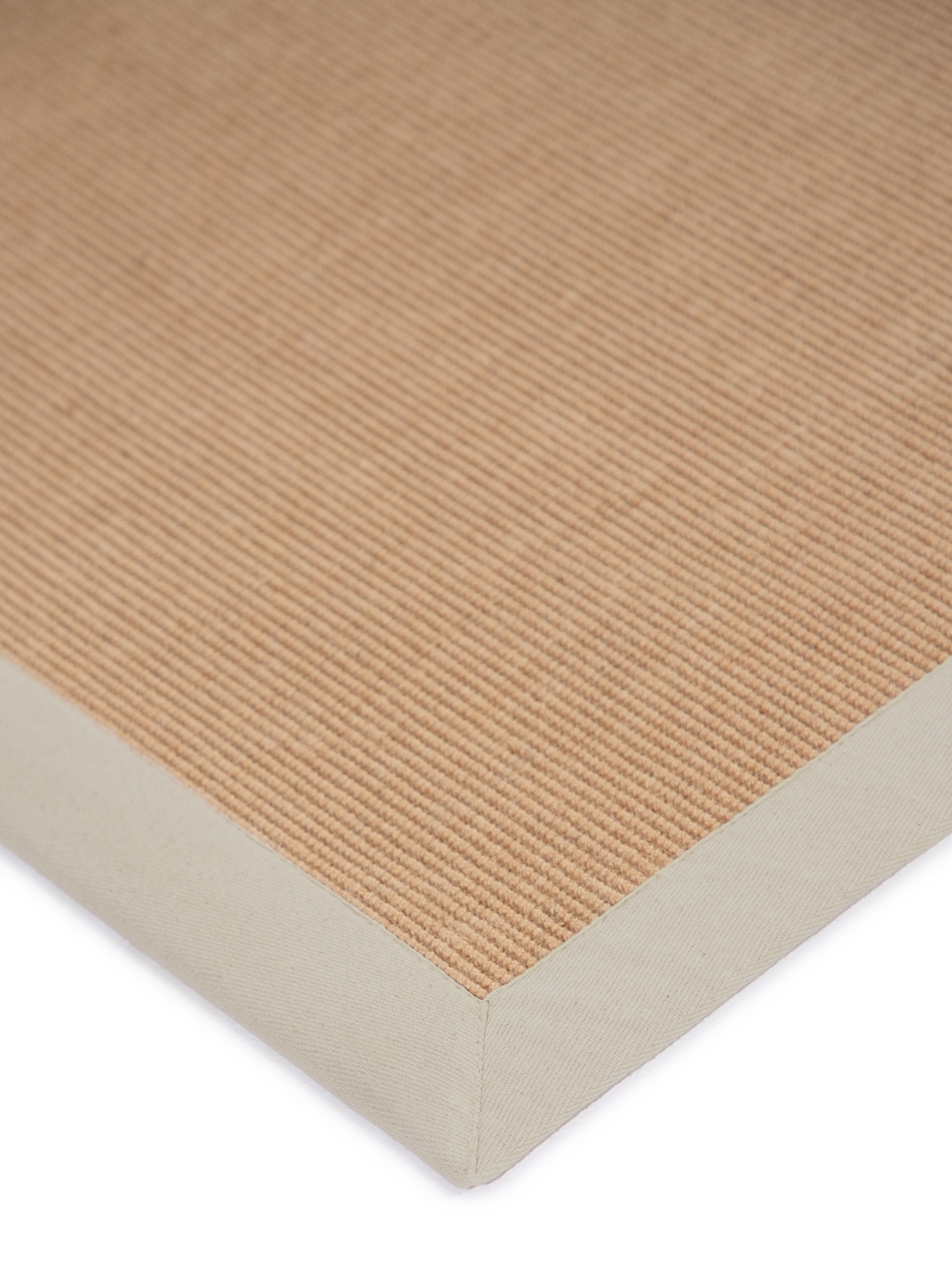 carpetfine Sisalteppich »Sisal«, rechteckig, 5 mm Höhe, mit farbiger Bordüre, Anti Rutsch Rückseite