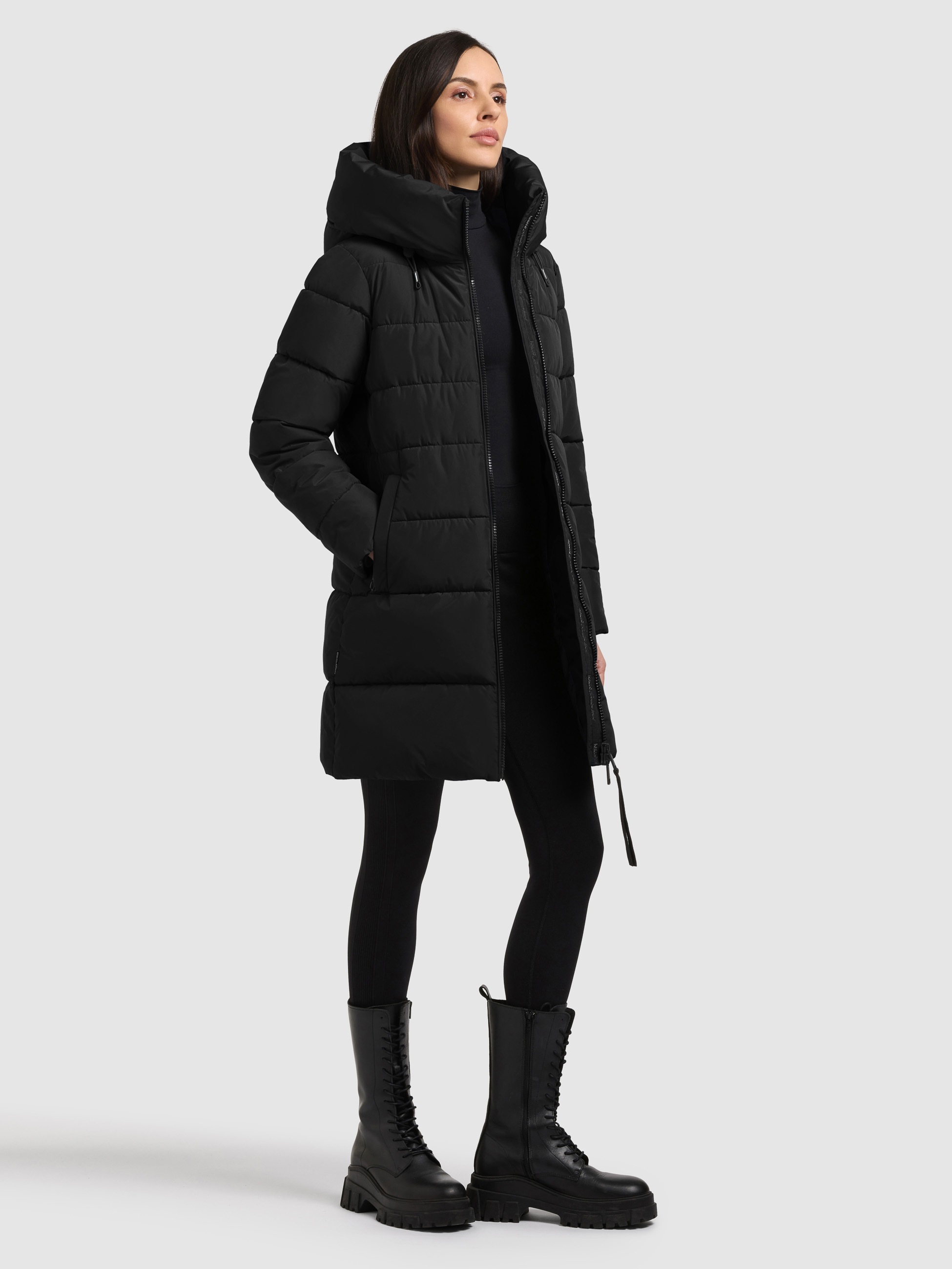 khujo Steppjacke »GRIMES« mit Kapuze Reissverschlusstaschen