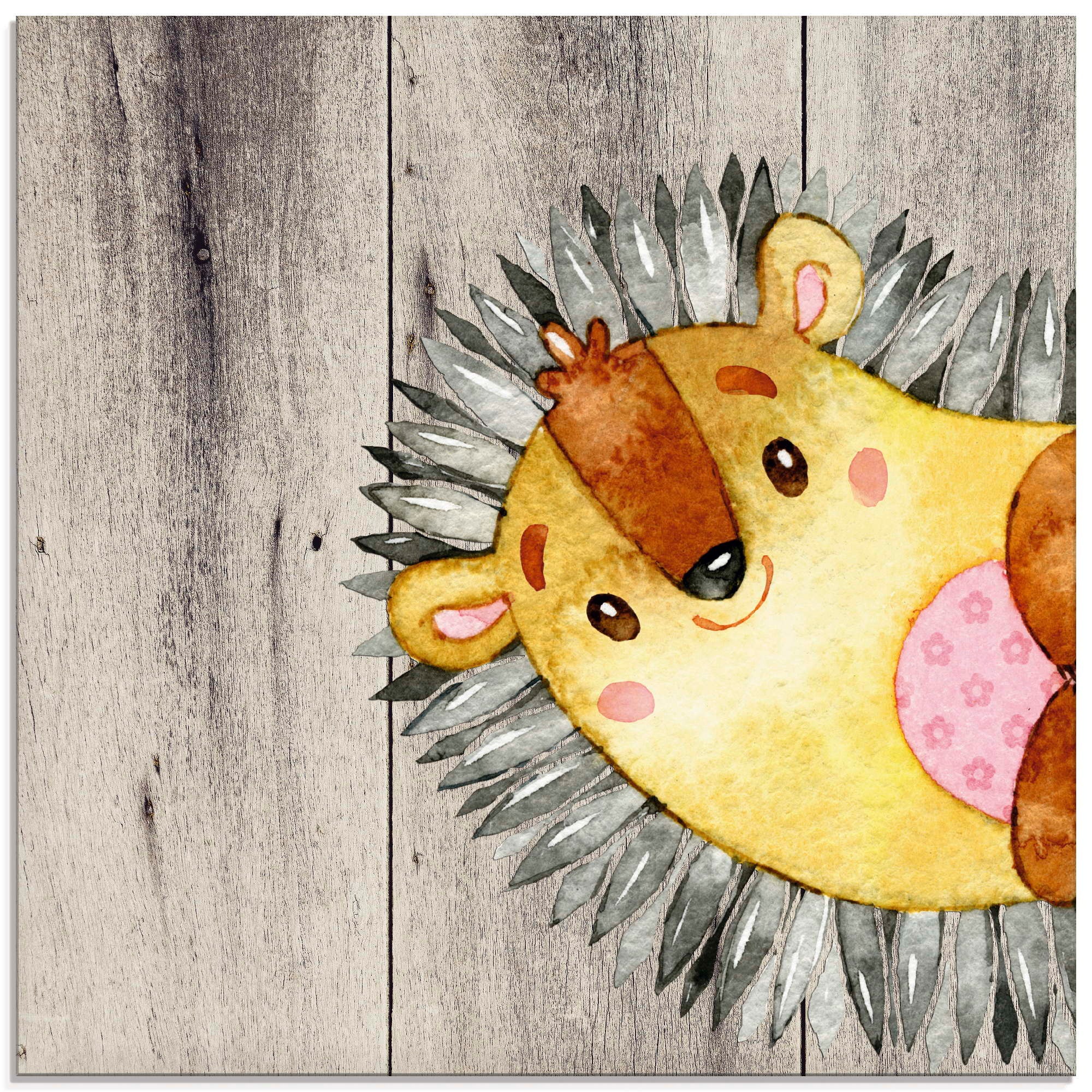 Image of Artland Glasbild »Waldland Freunde - Igel«, Tiere, (1 St.) bei Ackermann Versand Schweiz