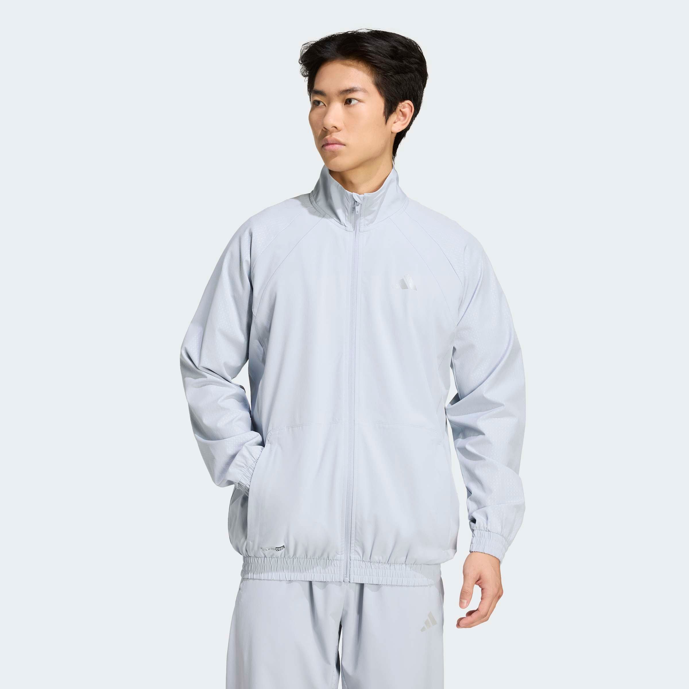 Image of adidas Performance Trainingsjacke "TECH APP R-TOP" für Fitnessstudio und Alltag, schnell trocknende Fasern