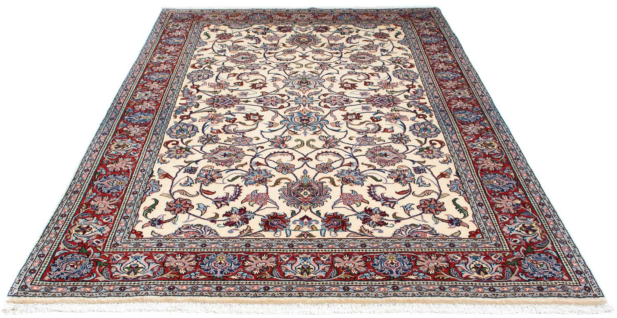 Image of morgenland Orientteppich »Perser - Classic - 243 x 164 cm - beige«, rechteckig, 10 mm Höhe, Wohnzimmer, Handgeknüpft, Einzelstück mit Zertifikat bei Ackermann Versand Schweiz