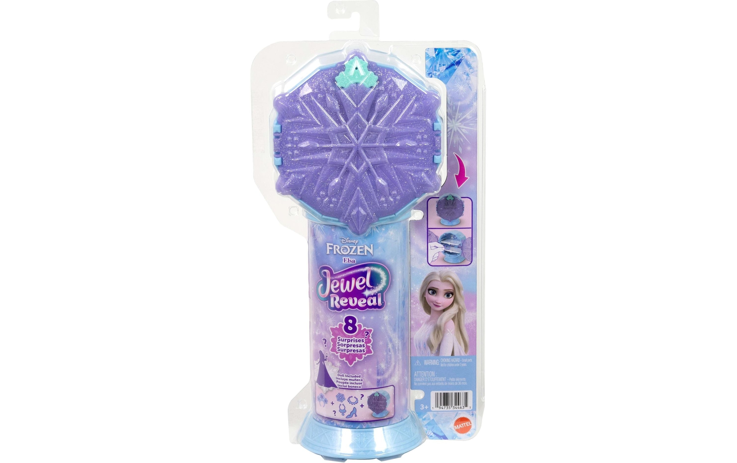 Disney Frozen Anziehpuppe »Disney Die Eiskönigin, Juwel Reveal Elsa«