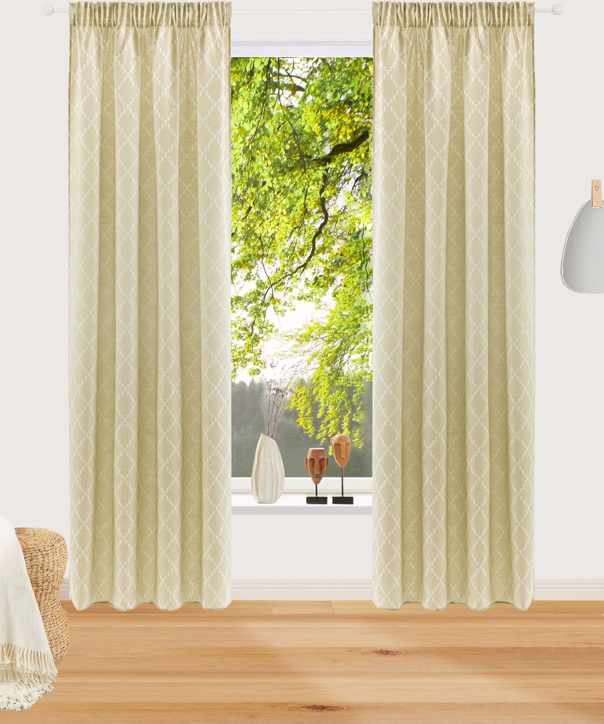 Image of andas Vorhang »Klea«, (1 St.), blickdicht, monochrom, verschiedene Grössen bei Ackermann Versand Schweiz