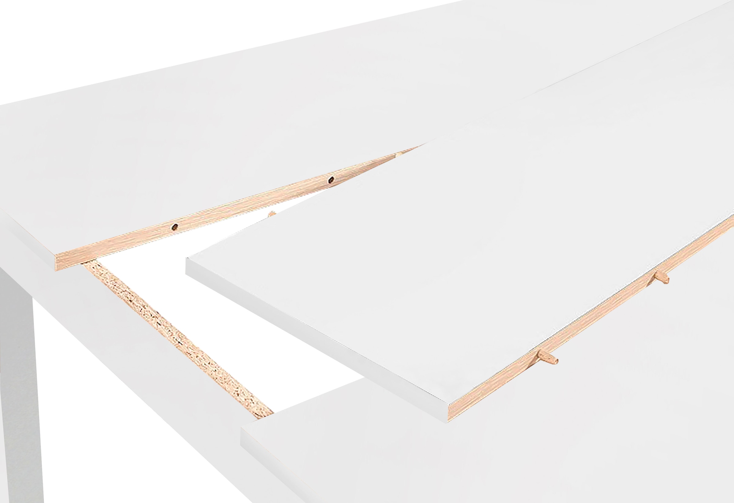 byLIVING Esstisch »Nori«, Breite 120, 140 oder 160 cm, Mittelplatte wendbar