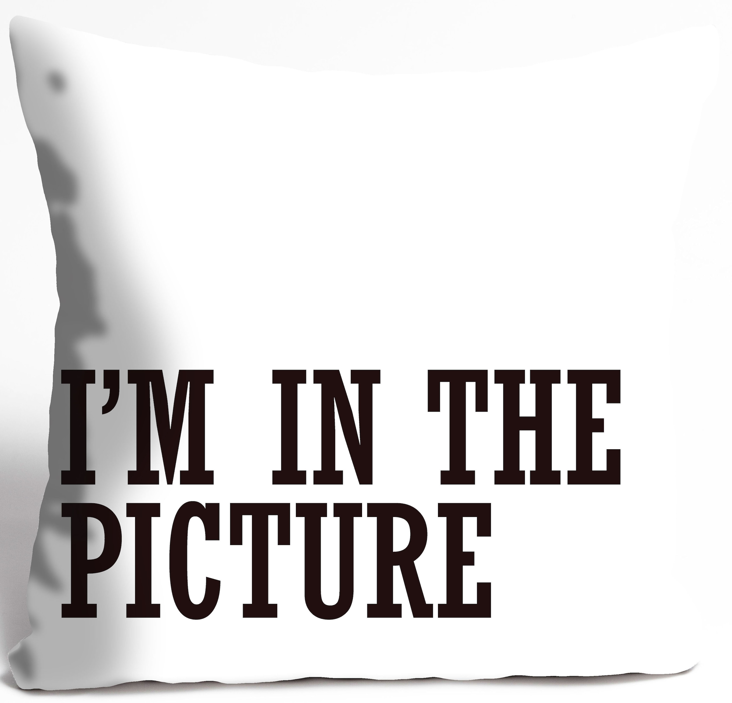 queence Dekokissen »I'M IN THE PICTURE« Kissenhülle ohne Füllung, 1 Stück