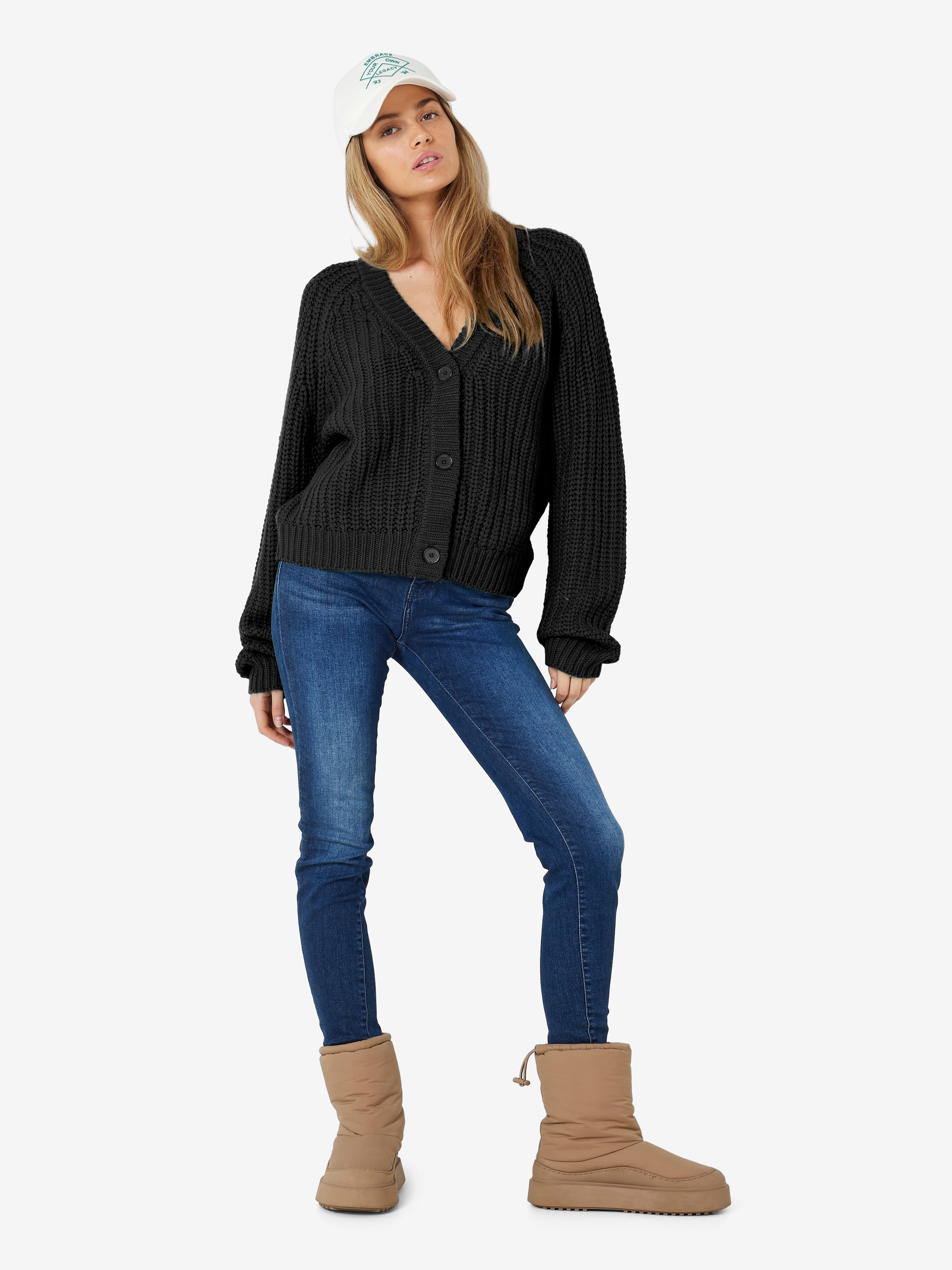 Noisy may Strickjacke »NMCHARLIE L/S V-NECK KNIT CARDIGAN NOOS«