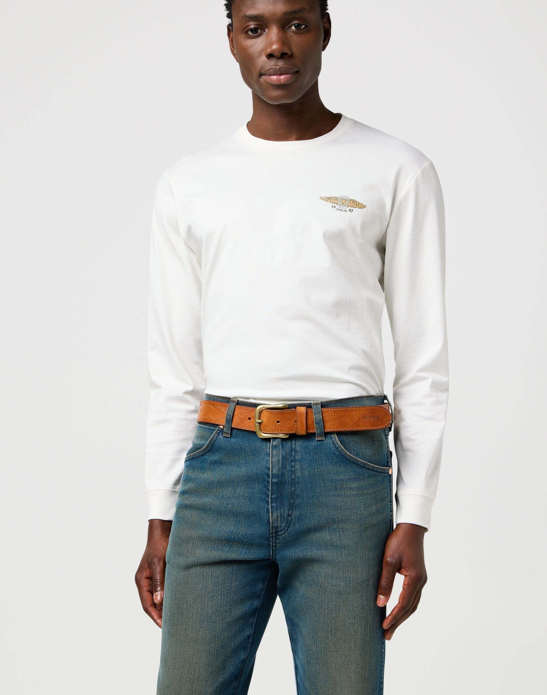 Image of Wrangler Hüftgürtel "WRANGLER Gürtel Western Stitch Belt"