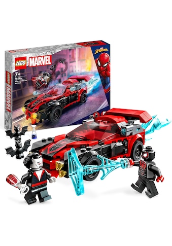 Konstruktionsspielsteine »Miles Morales vs. Morbius (76244), LEGO® Marvel«, (220 St.)