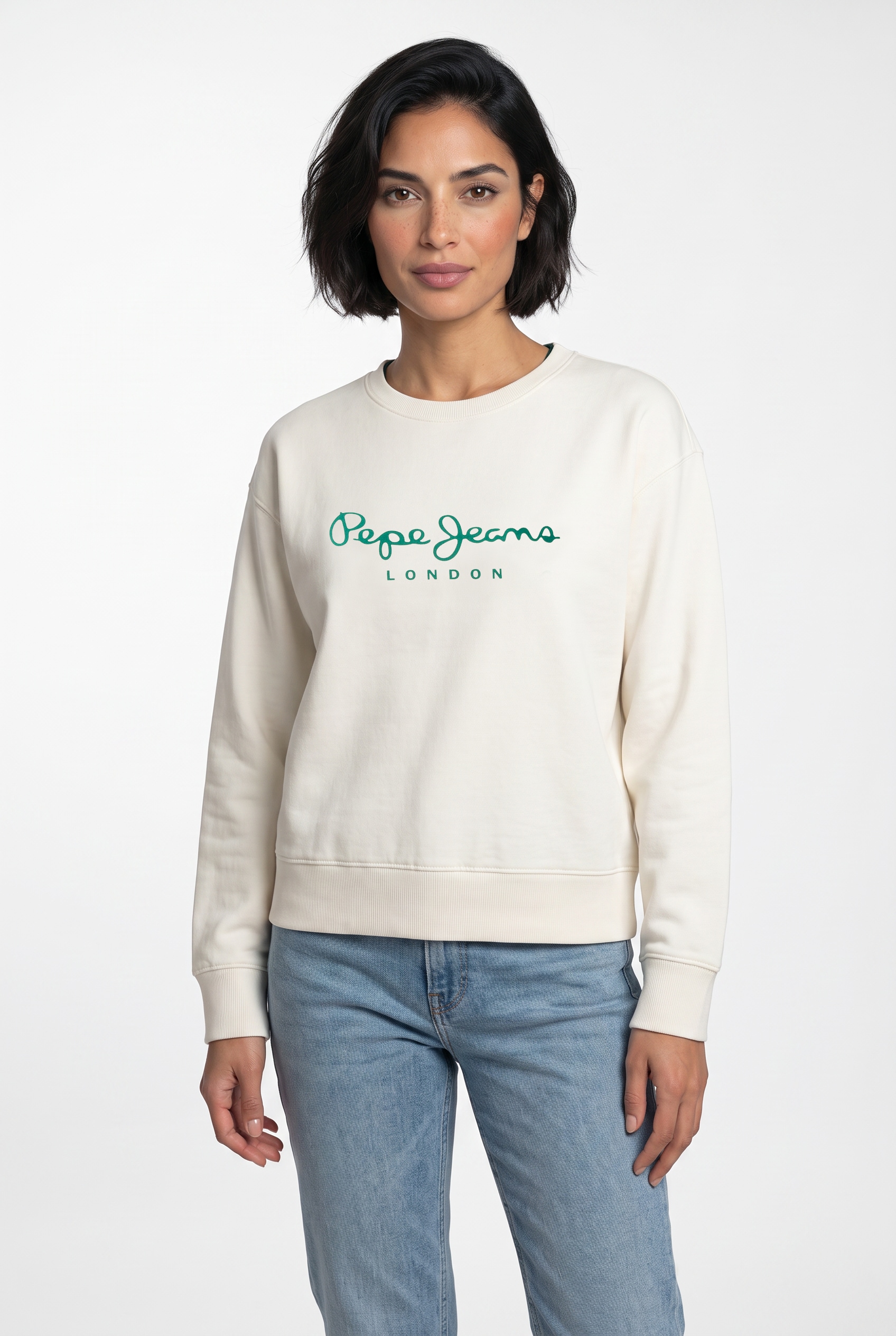 Pepe Jeans Sweat-shirt »BADDY«, Col rond, impression logo
