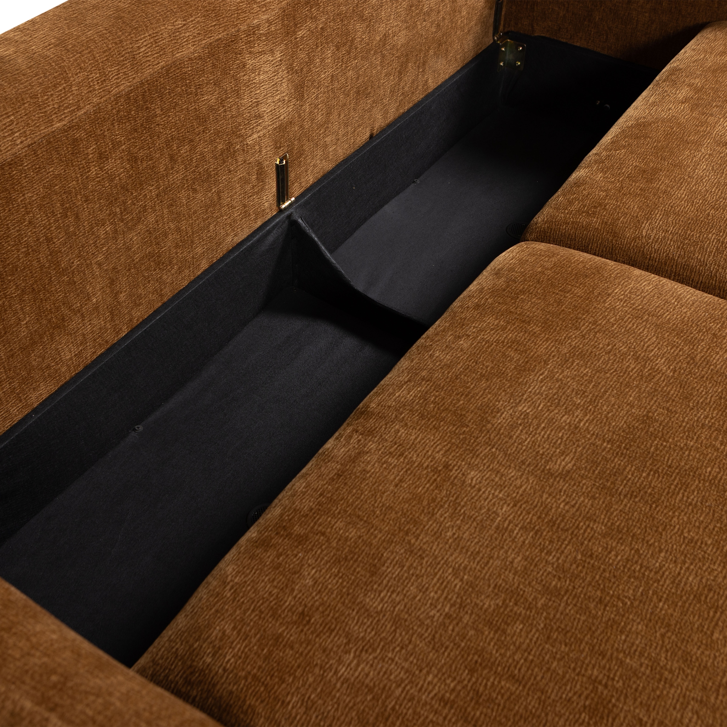 WOOOD Schlafsofa »Jonne Strukturbezug mit Schlaffunktion, H 92 x B 233 x T 105 cm« Tragkraft 220 kg, Sitzbreite 192 cm, Geringe Verschleissfestigkeit