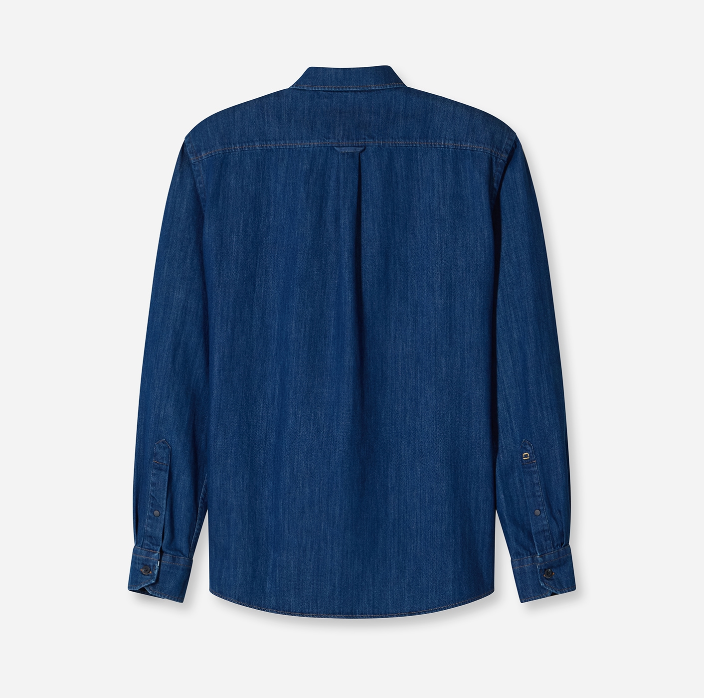 OLYMP Chemise en jean Langarmhemd, regular fit, Kentkragen