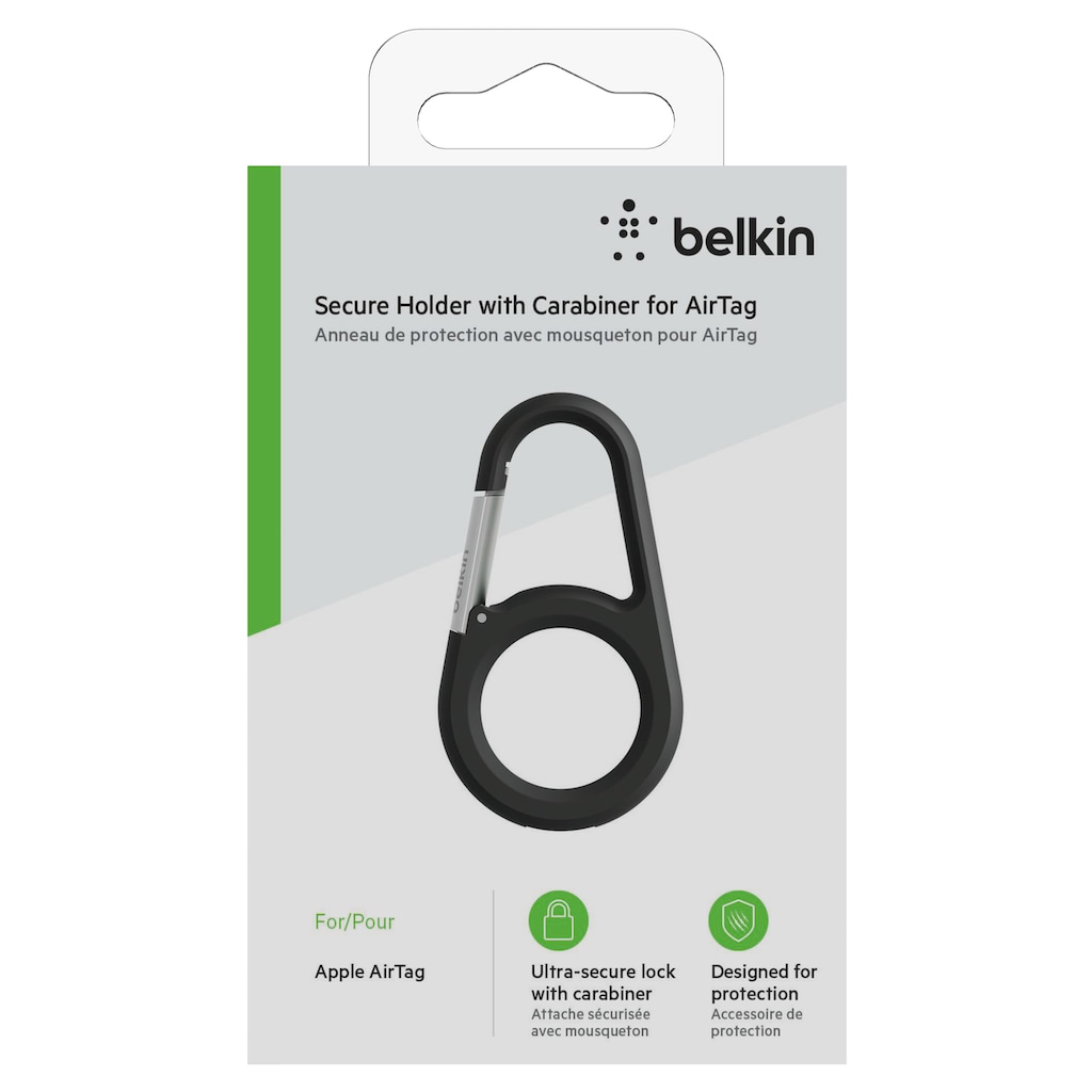 Belkin Schlüsselanhänger »Secure Holder mit Karabiner für Apple AirTag«, (1 tlg.)