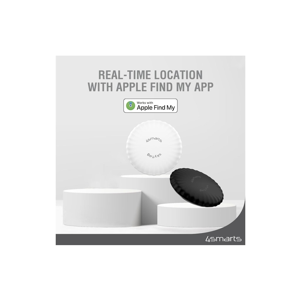 4smarts GPS-Tracker »SkyTag Slim 2er Set schwarz, weiss«