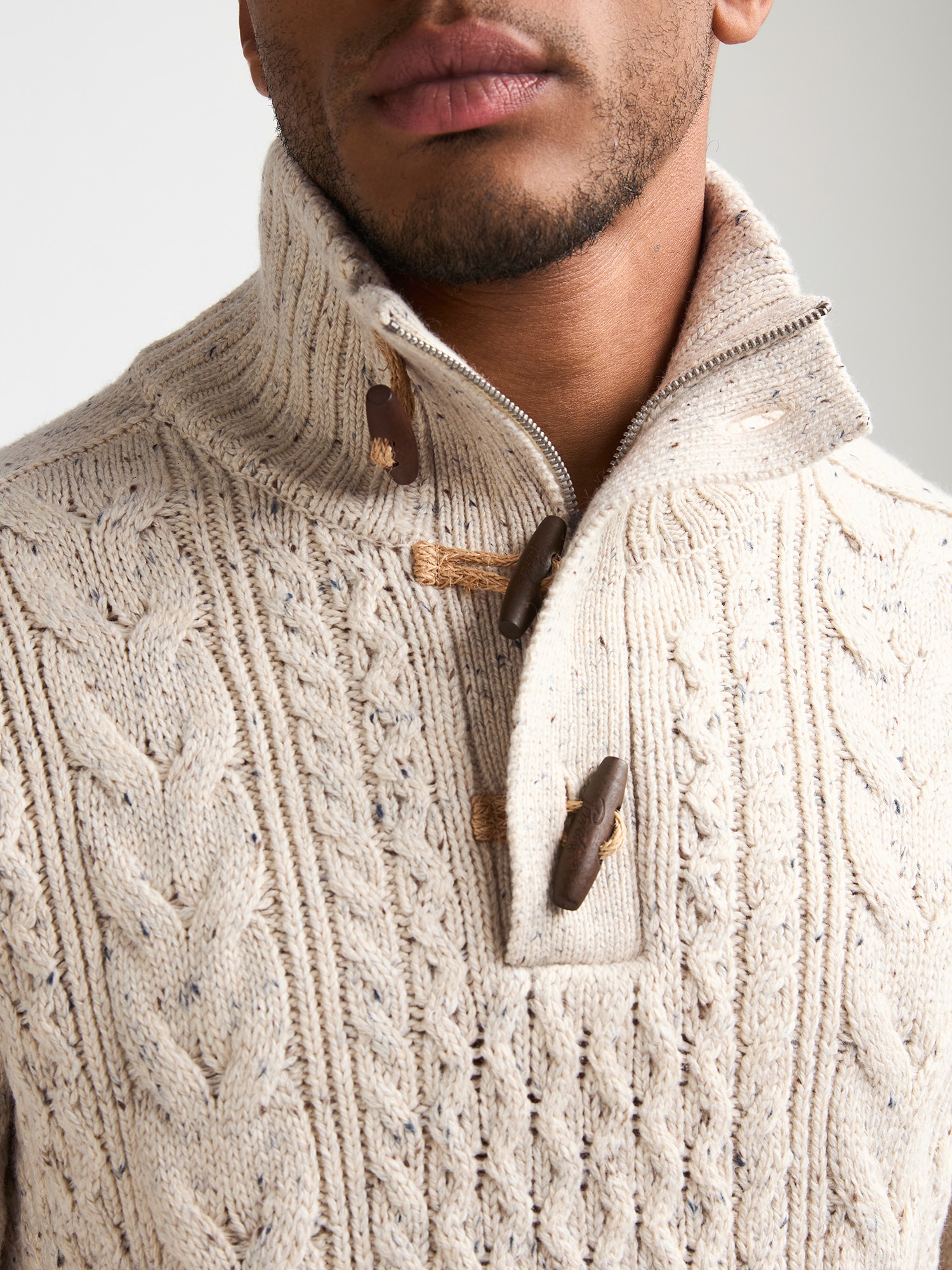 Petrol Industries Strickpullover mit markantem Zopfstrickmuster, Regular Fit