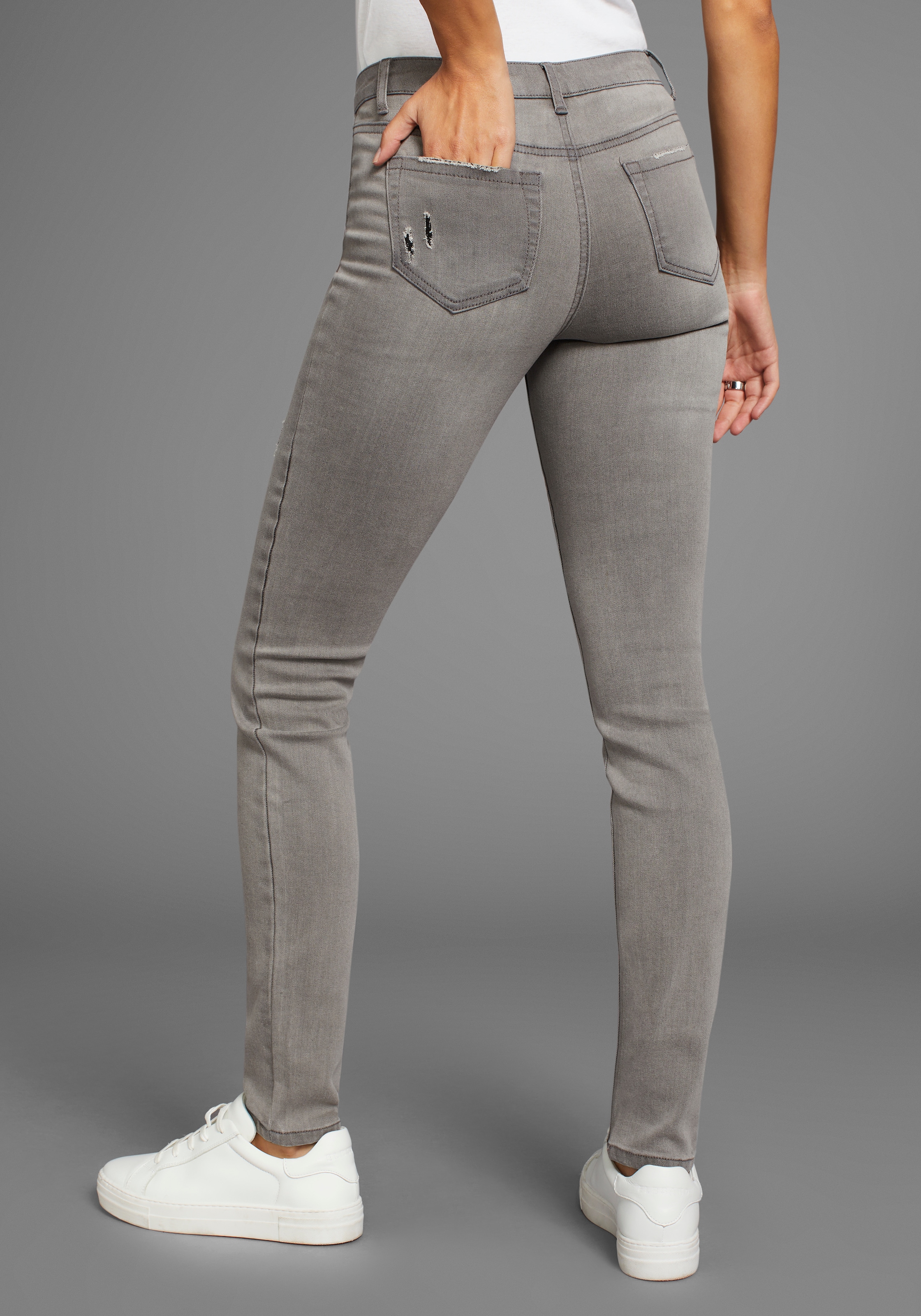 Arizona Skinny-fit-Jeans »Ultra-Stretch«, Mid Waist