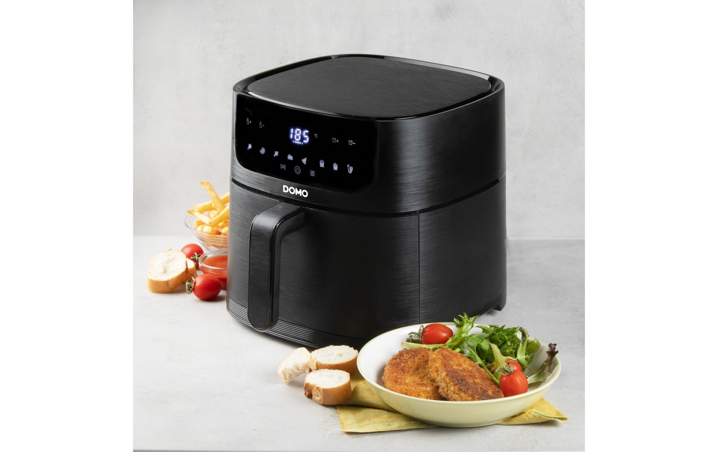 Domo Heissluftfritteuse »DO539FR 45413 kg, Schwarz«, 1500 W