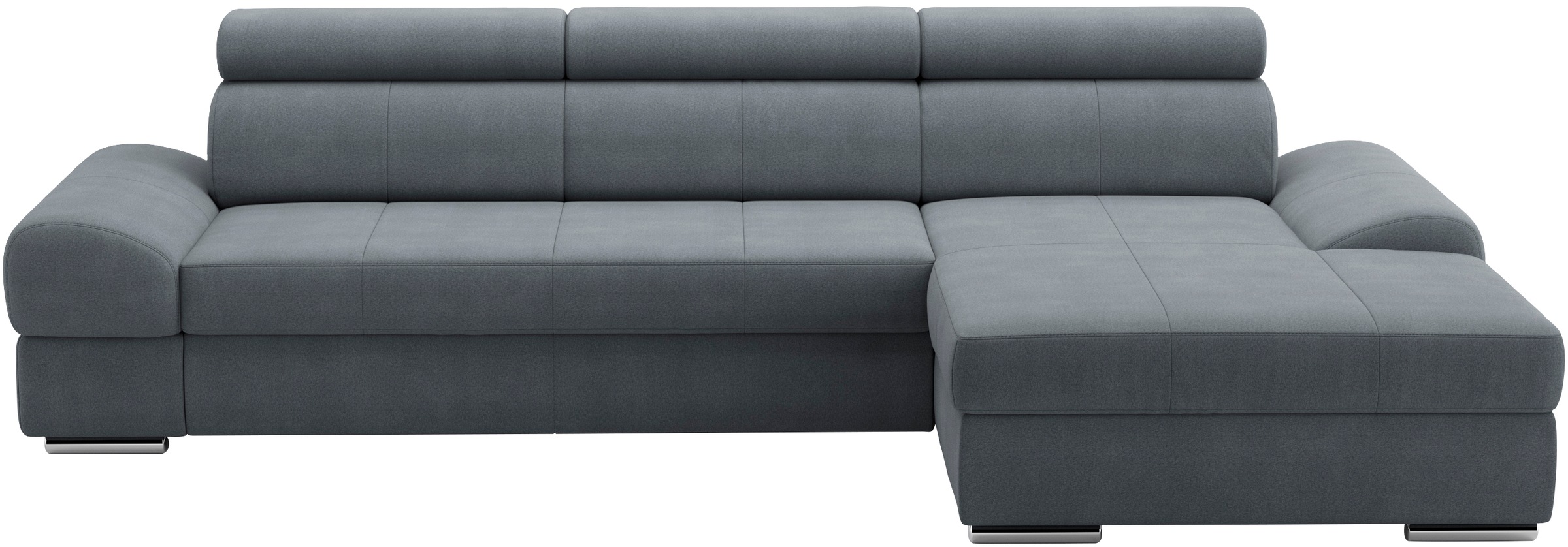 sit&more Ecksofa "Broadway L-Form" inklusive Kopfteilverstellung, wahlweise mit Schlaffunktion