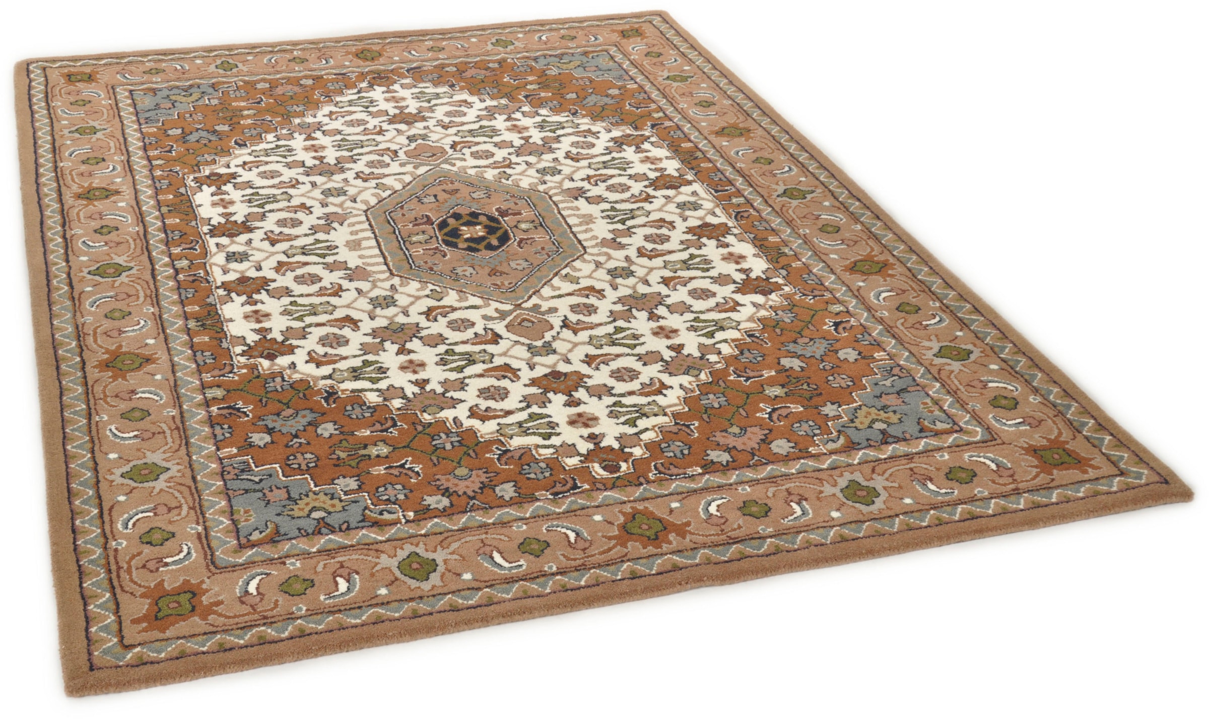 Image of THEKO Wollteppich "Royal Orient - Bidjar 9" rechteckig 14 mm Höhe Obermaterial: reine Wolle, handgetuftet, Orient-Optik
