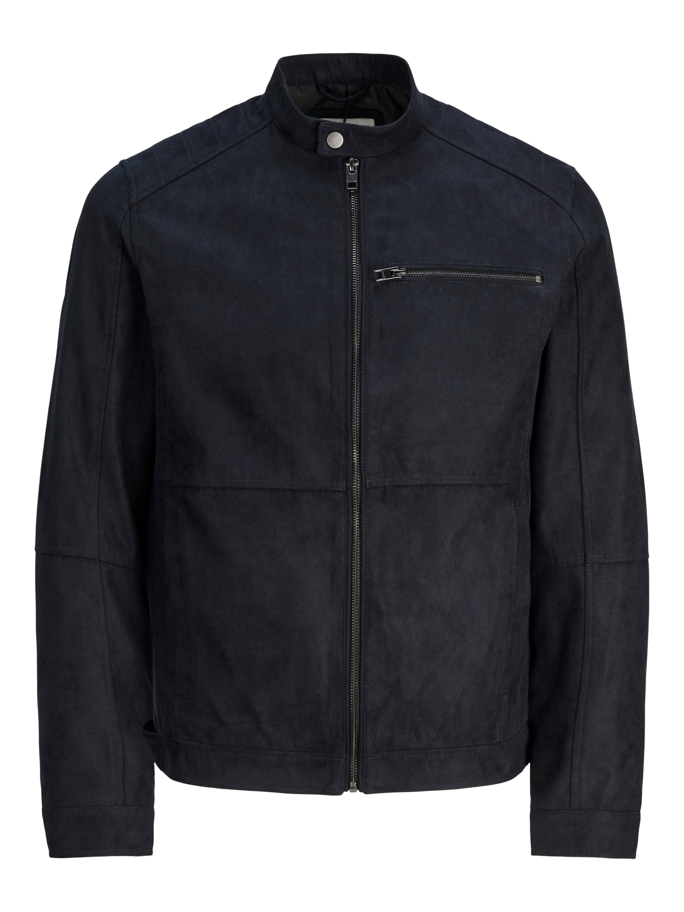 Jack & Jones Bikerjacke »JJEDYLAN BIKER JACKET NOOS«, ohne Kapuze, mit Brusttasche