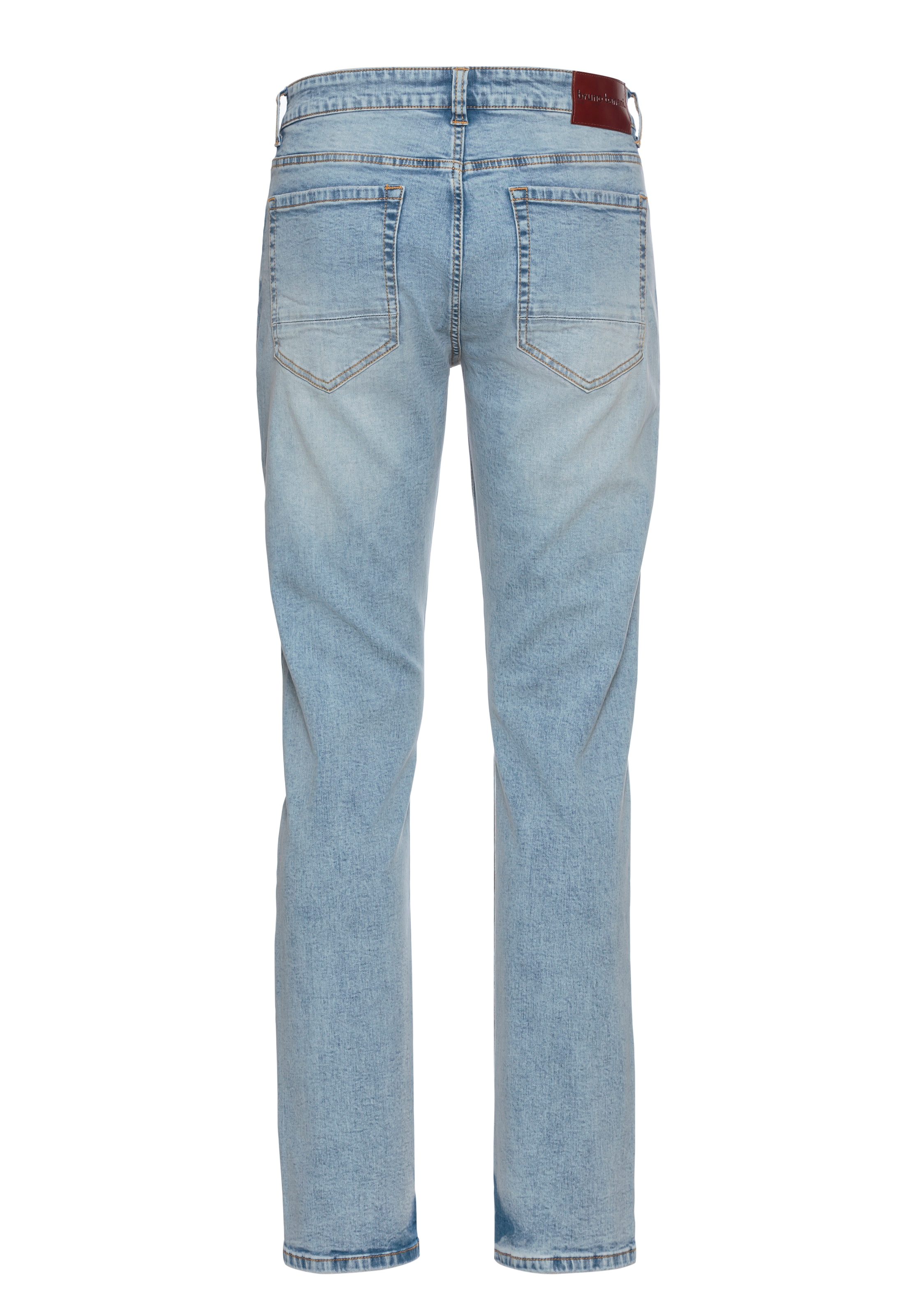 Bruno Banani Straight-Jeans »Hutch«, gerade Beinform, teilweise mit modischen Destroyed-Effekten