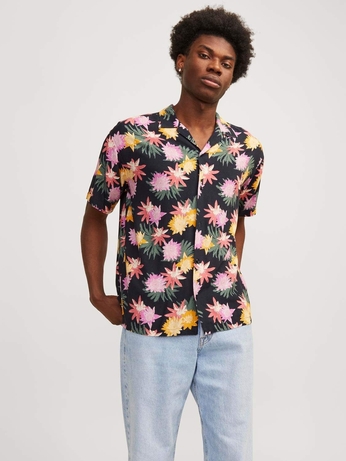 Jack & Jones Hawaiihemd »JORLUKE TAMPA AOP SHIRT SS SN«