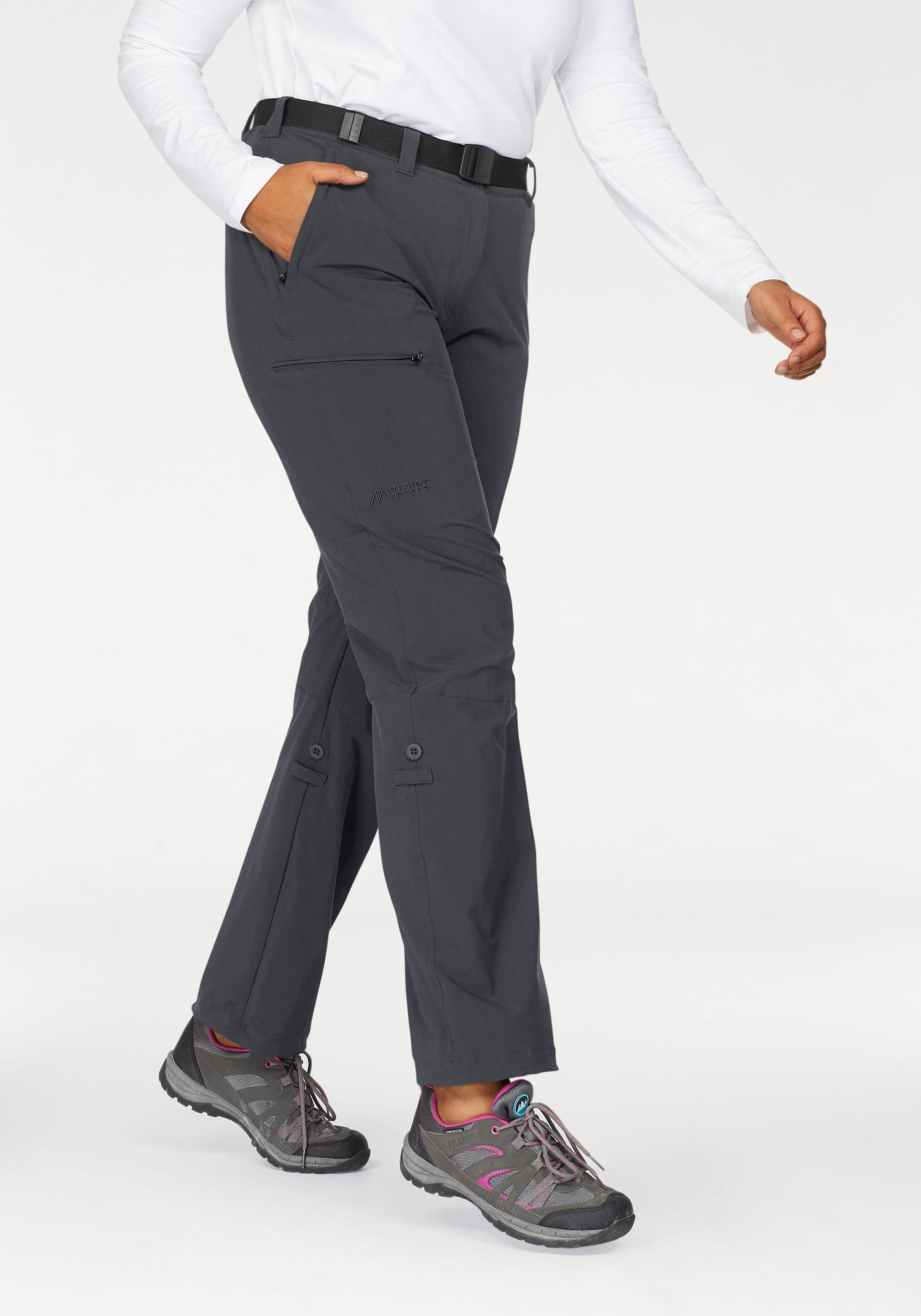 Maier Sports Outdoorhose "LULAKA" mit Reissverschlusstasche am Bein, schnell trocknend, atmungsaktiv