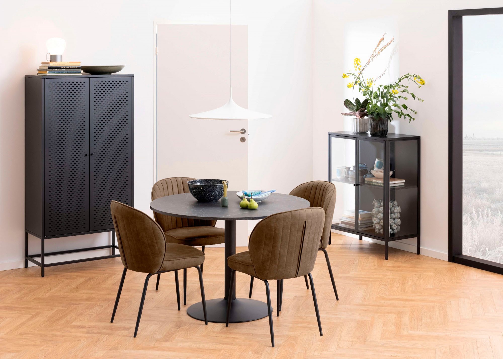 ACTONA GROUP Esstisch »Ibiza, Runder Küchentisch - pflegeleicht, platzsparend & robust« Tisch, Tulpentisch, 1 Stk. tlg. OTTOs Choice, Modernes Design – kratzfest & belastbar bis 100 kg