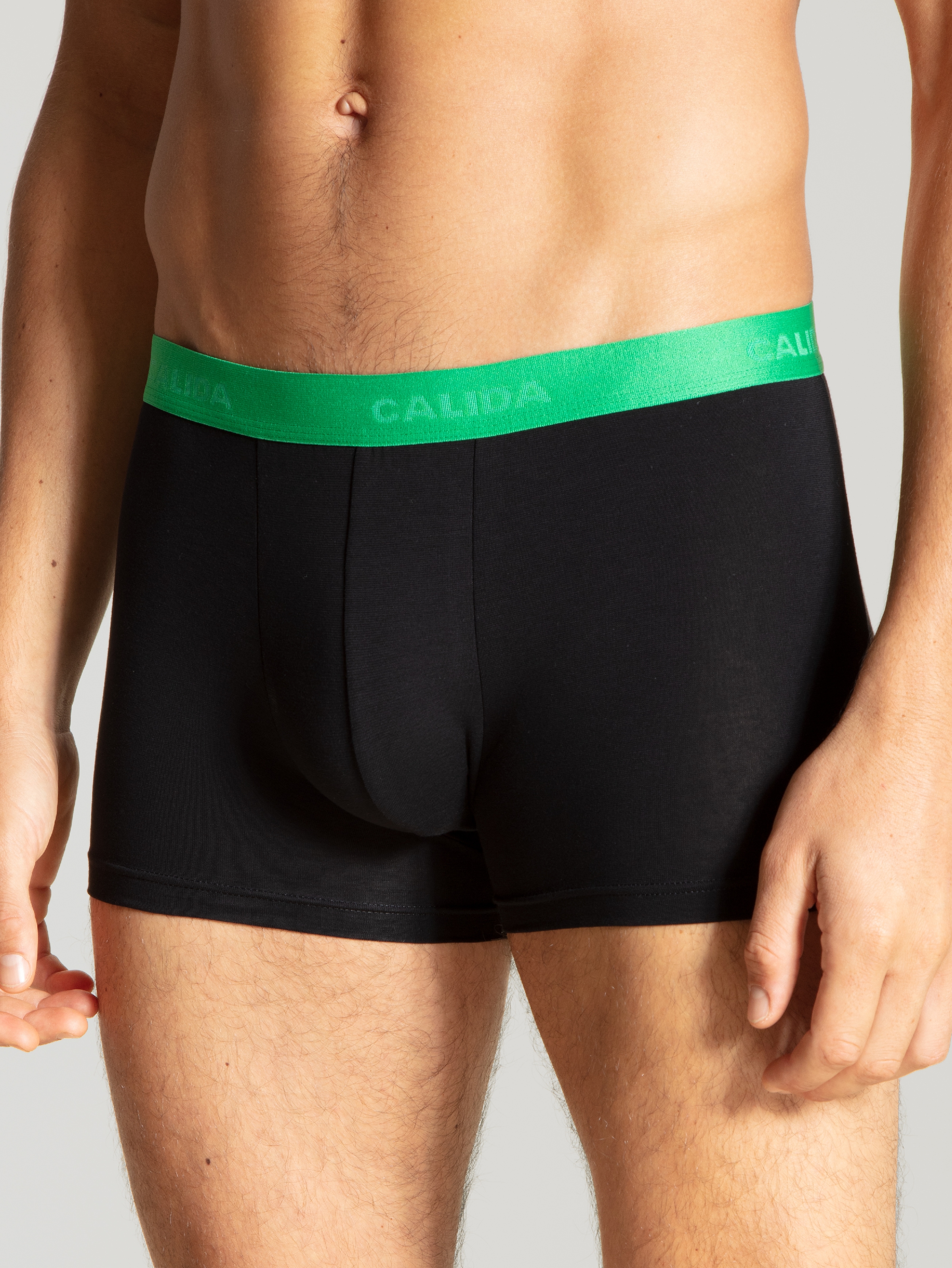 CALIDA Boxershorts »Natural Benefit«, (3er Pack), mit formstabiler Single Jersey-Qualität